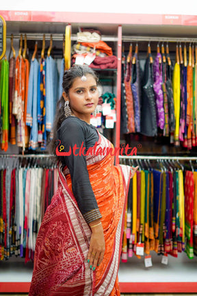 Beena Rust Bapta Saree