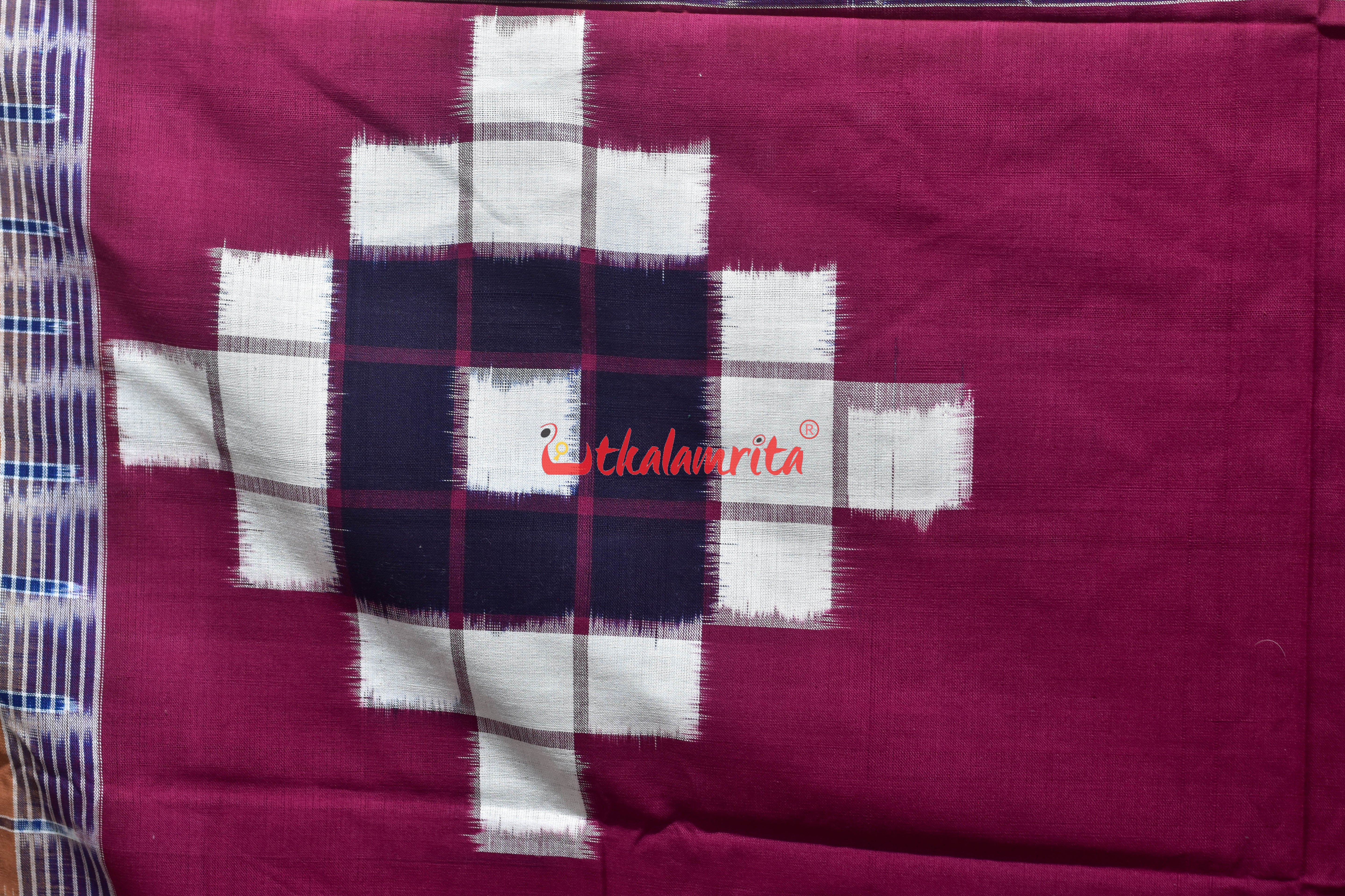 Green Maroon Checks Pasapali (Double Bedsheet)