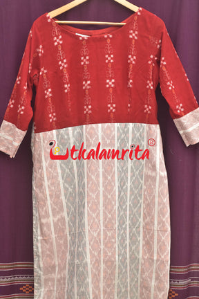 Pasapali and Flowers(Ladies Kurta)