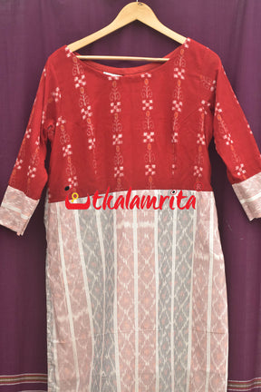 Pasapali and Flowers(Ladies Kurta)