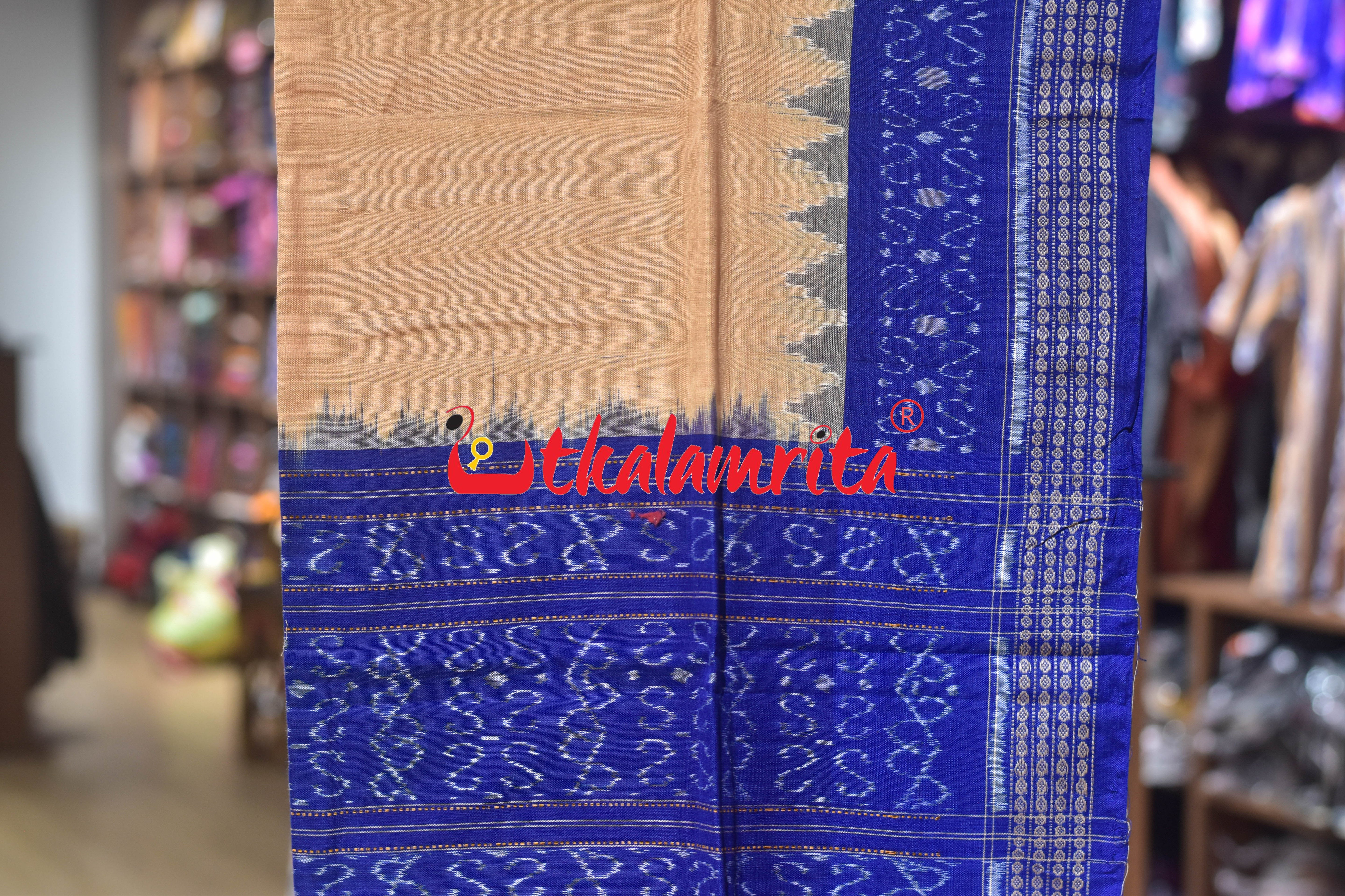 Blue Cream S Bandha Cotton Dress Set