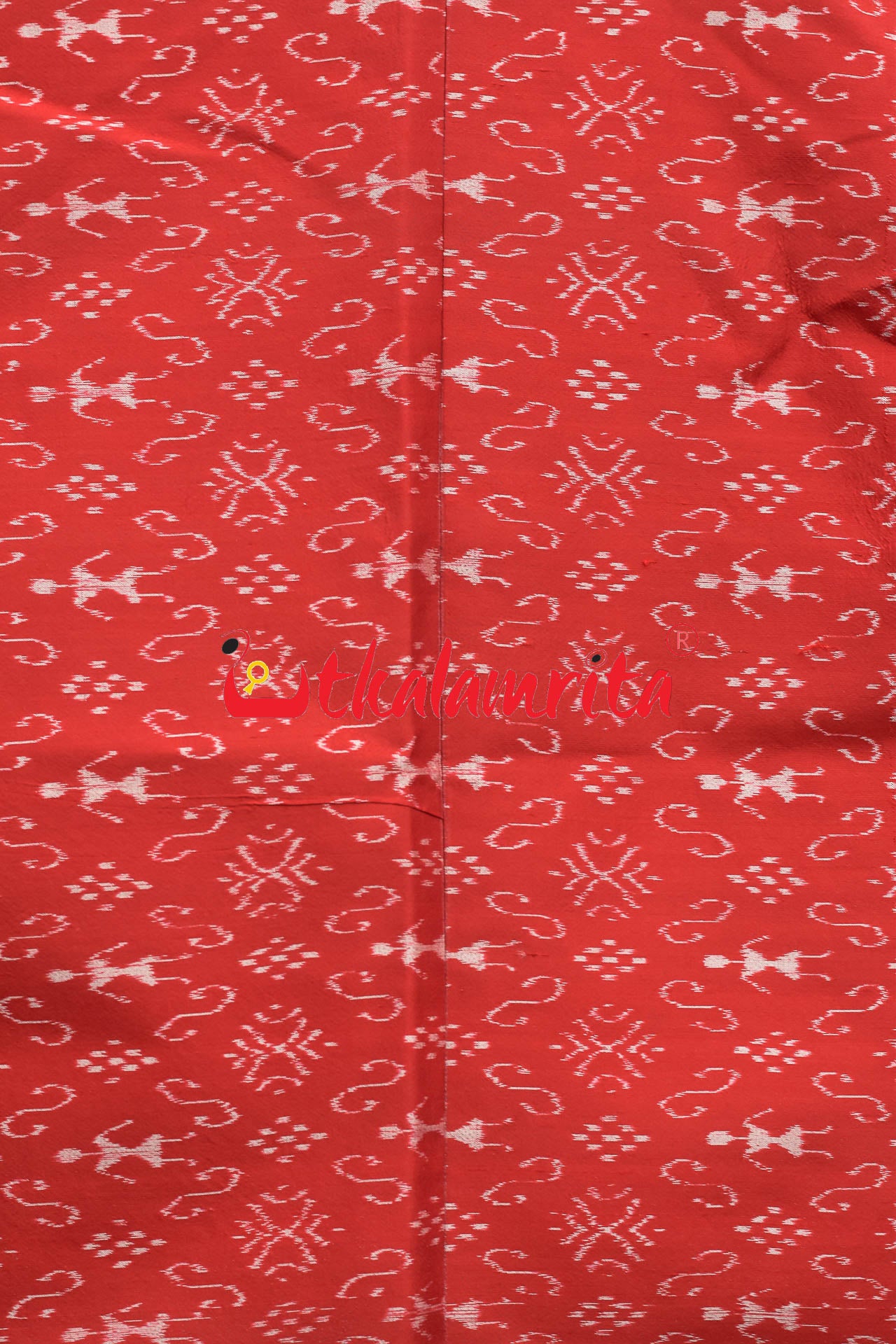 Red Tribals Sambalpuri Bandha Silk (Men's Jacket)