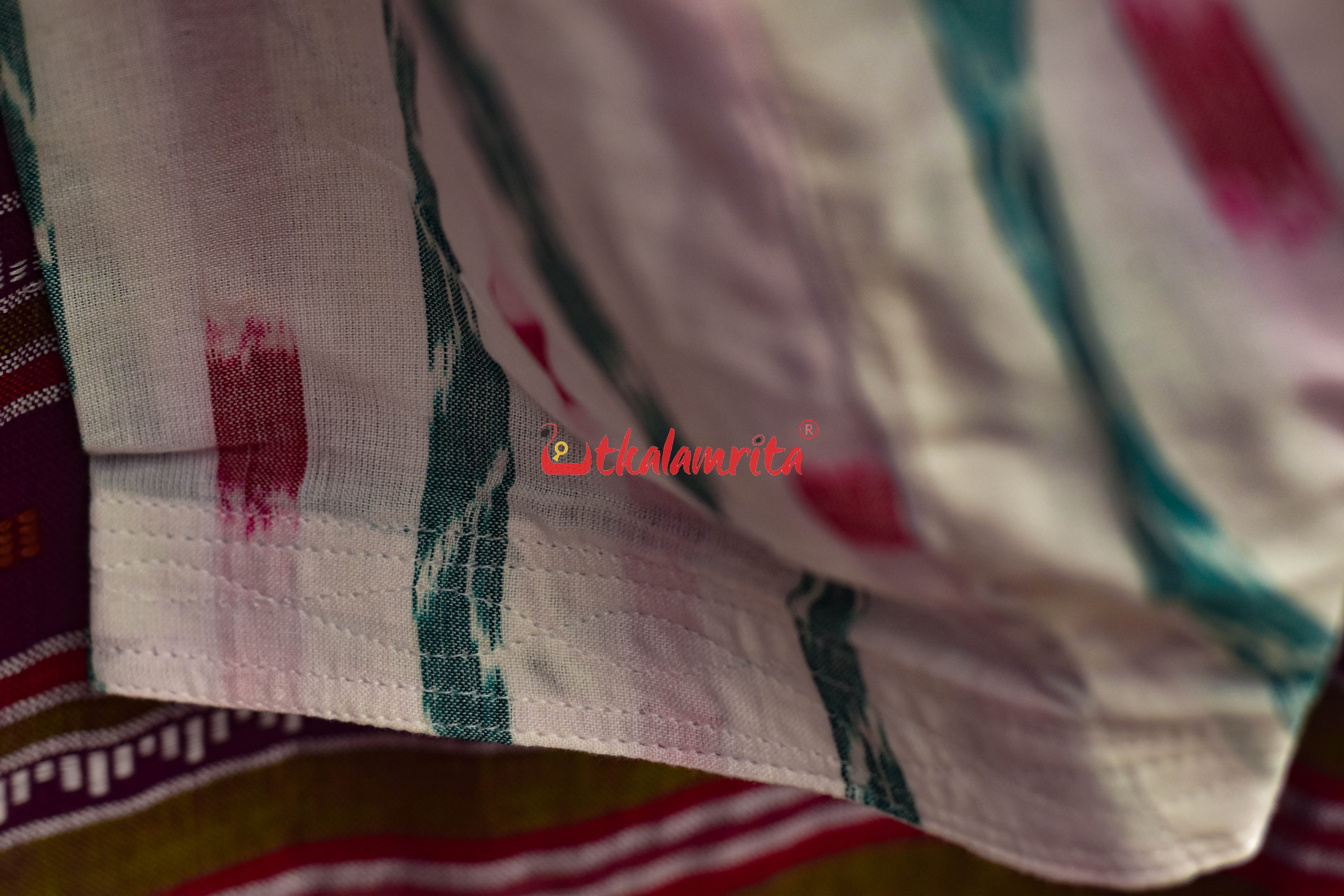 White Red Dots and Lata (Ladie's Patiala Pant)