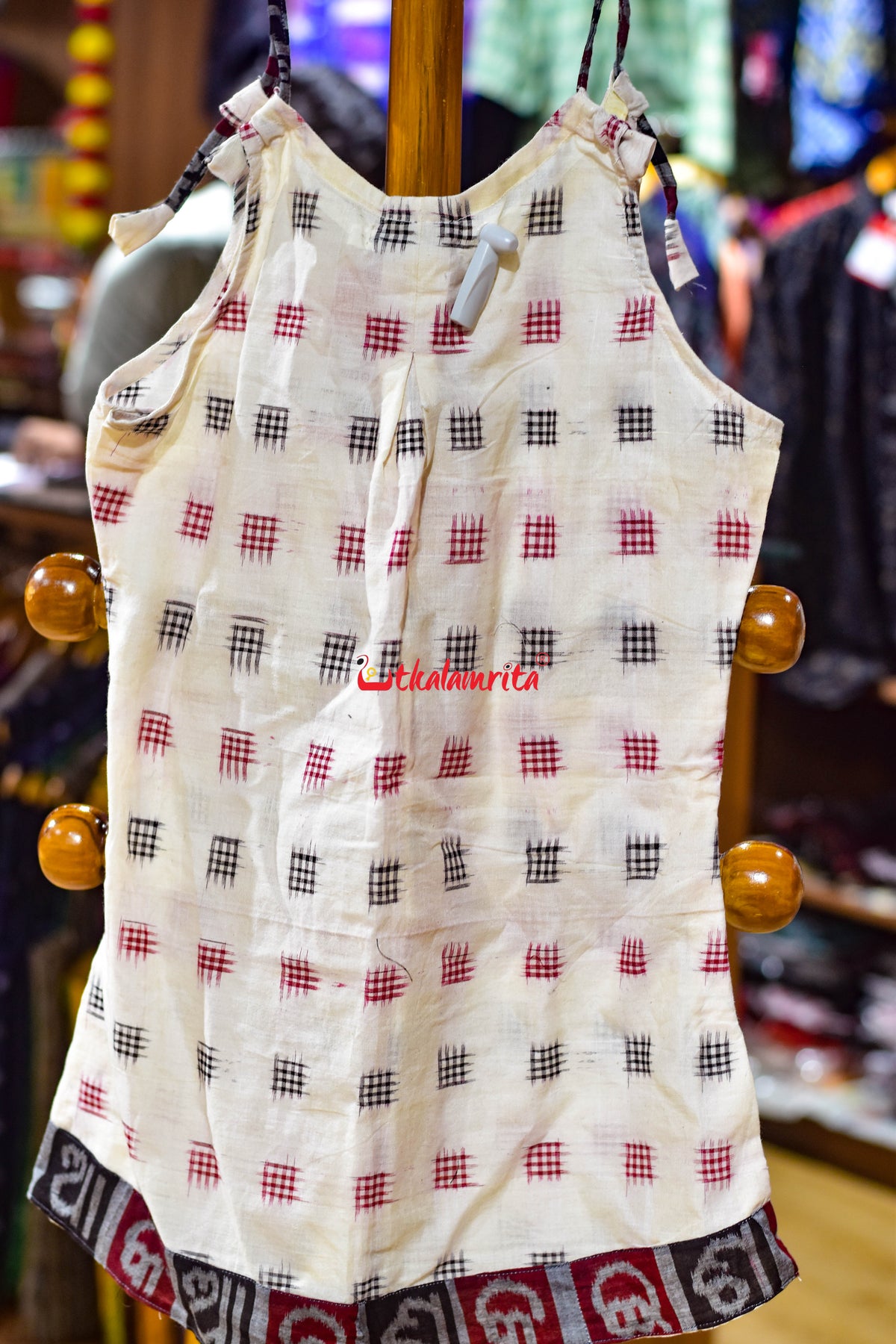 Jharaka Design Pasapali Odia Letters (Kid's Frock)