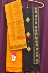 Black Yellow Thikiri Bomkai Dress Set