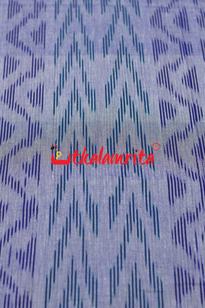 Blue and Teal Lines on Purple(Fabric)