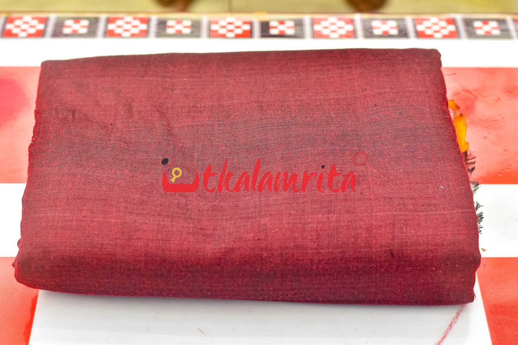 Coffee Orange Pahadi (Fabric)