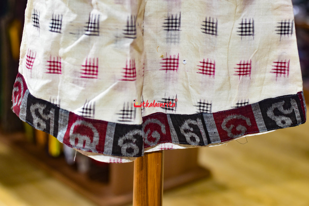 Jharaka Design Pasapali Odia Letters (Kid's Frock)