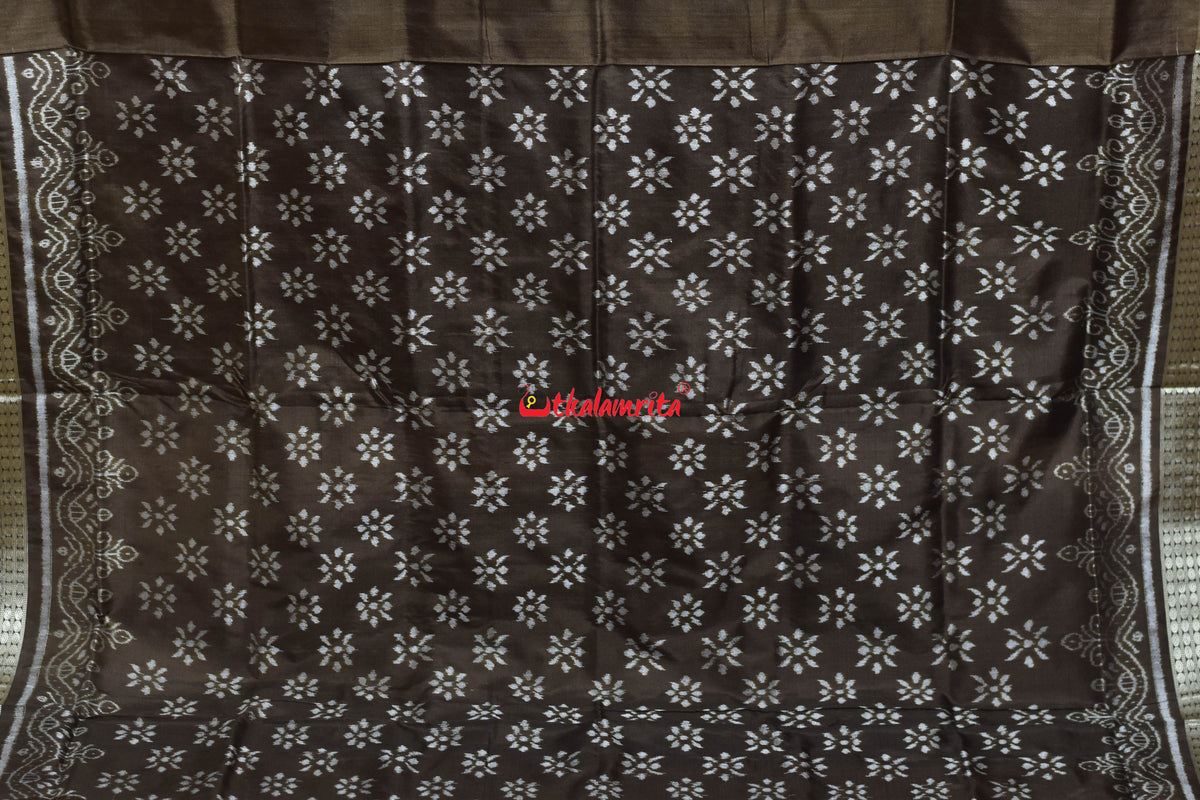 Harappa Boita Olive Sambalpuri Silk Saree