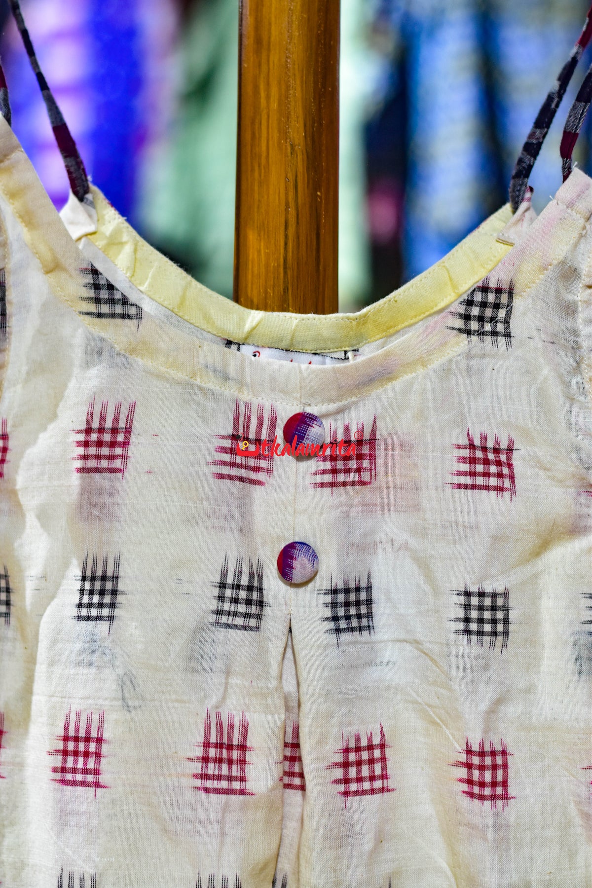 Jharaka Design Pasapali Odia Letters (Kid's Frock)