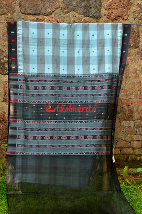 Floating Turtles Sambalpuri Cotton Saree