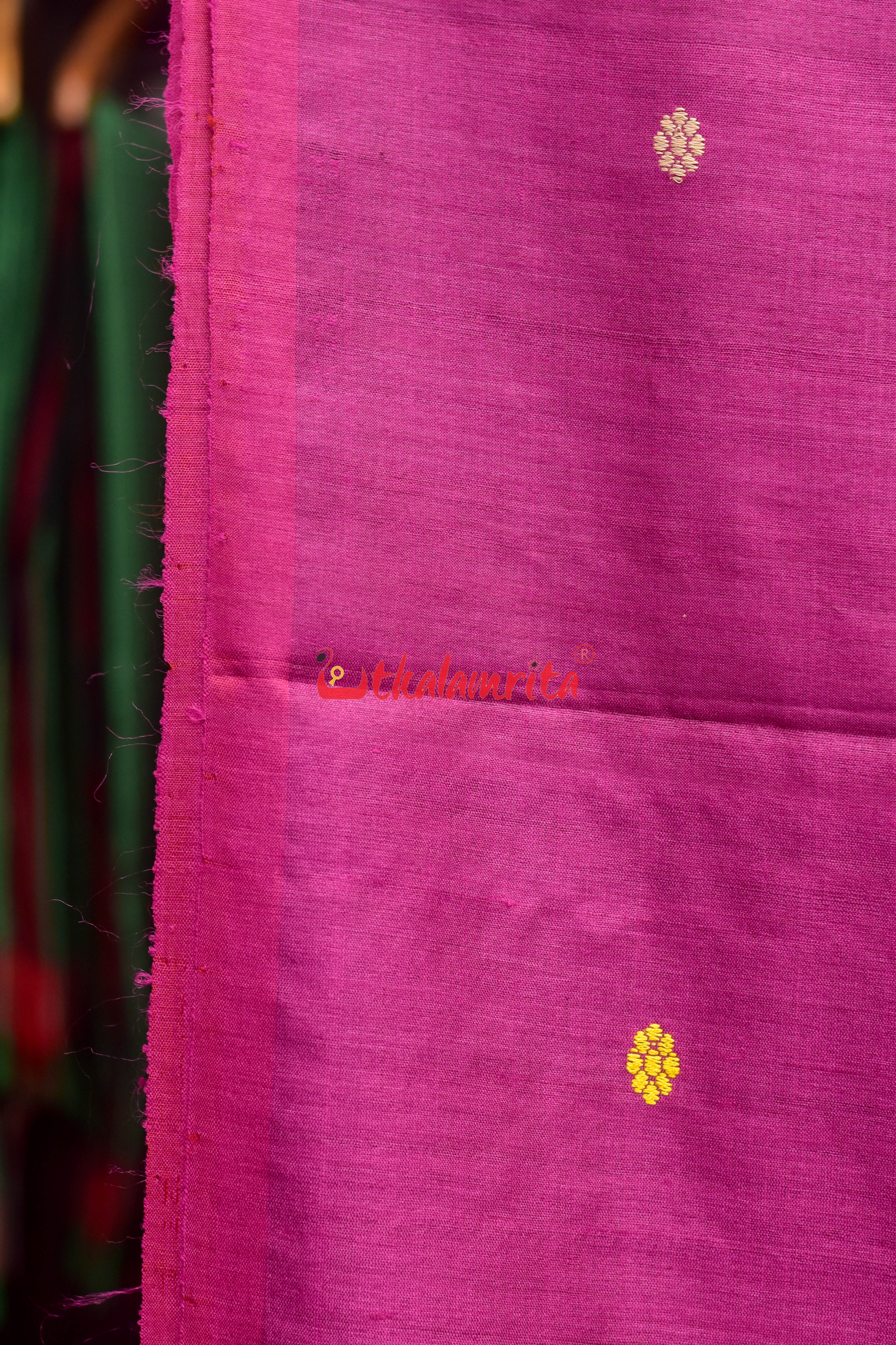 Fish & Lotus Jaala Gopalpur Tussar Saree