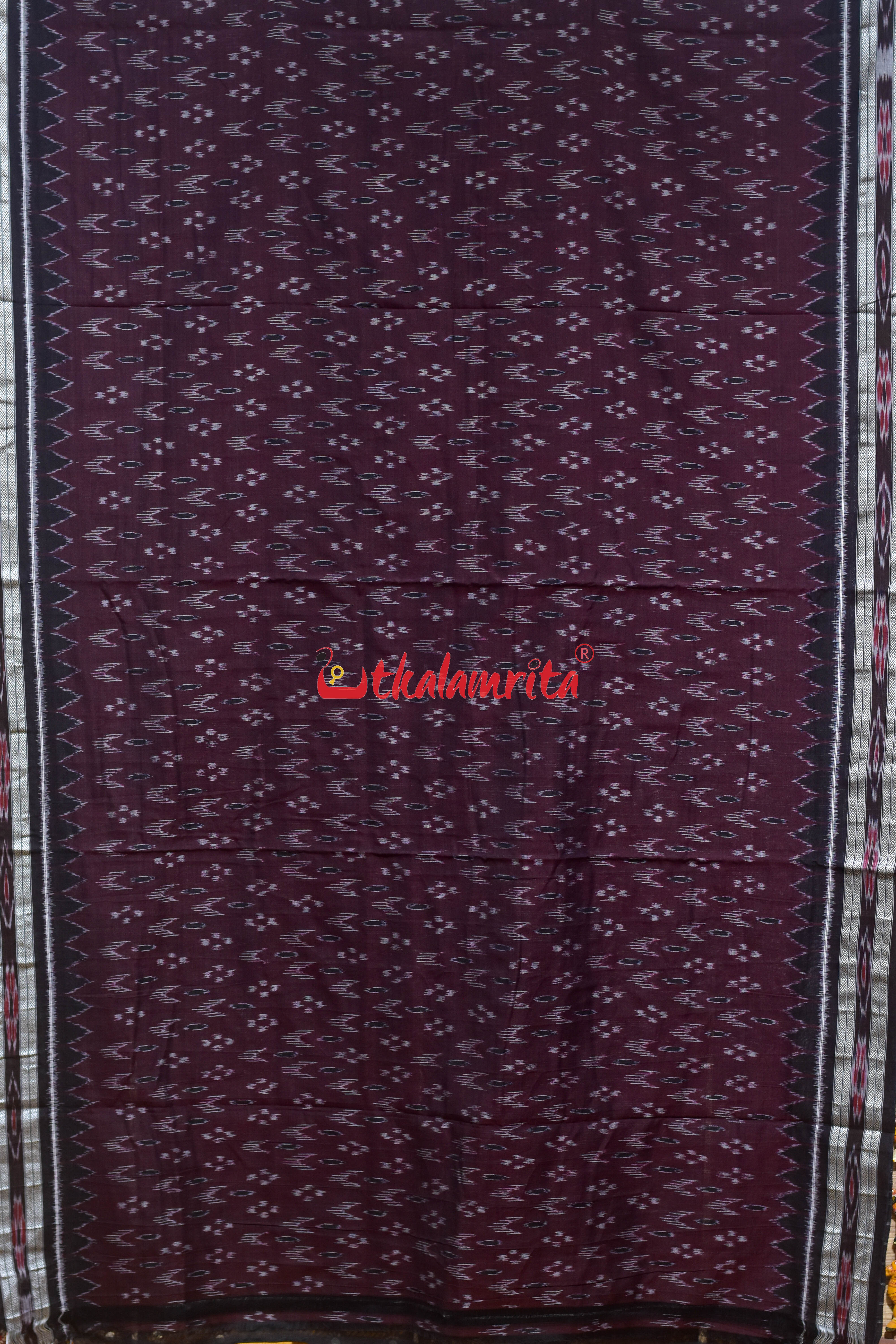 Coffee Black Chandrika Khandua Cotton Saree