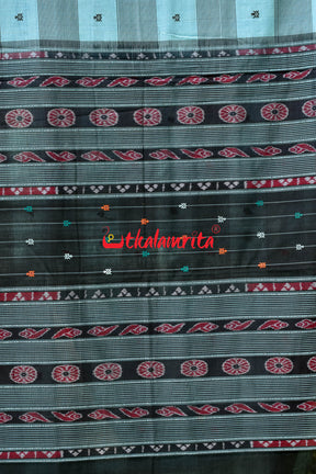 Floating Turtles Sambalpuri Cotton Saree