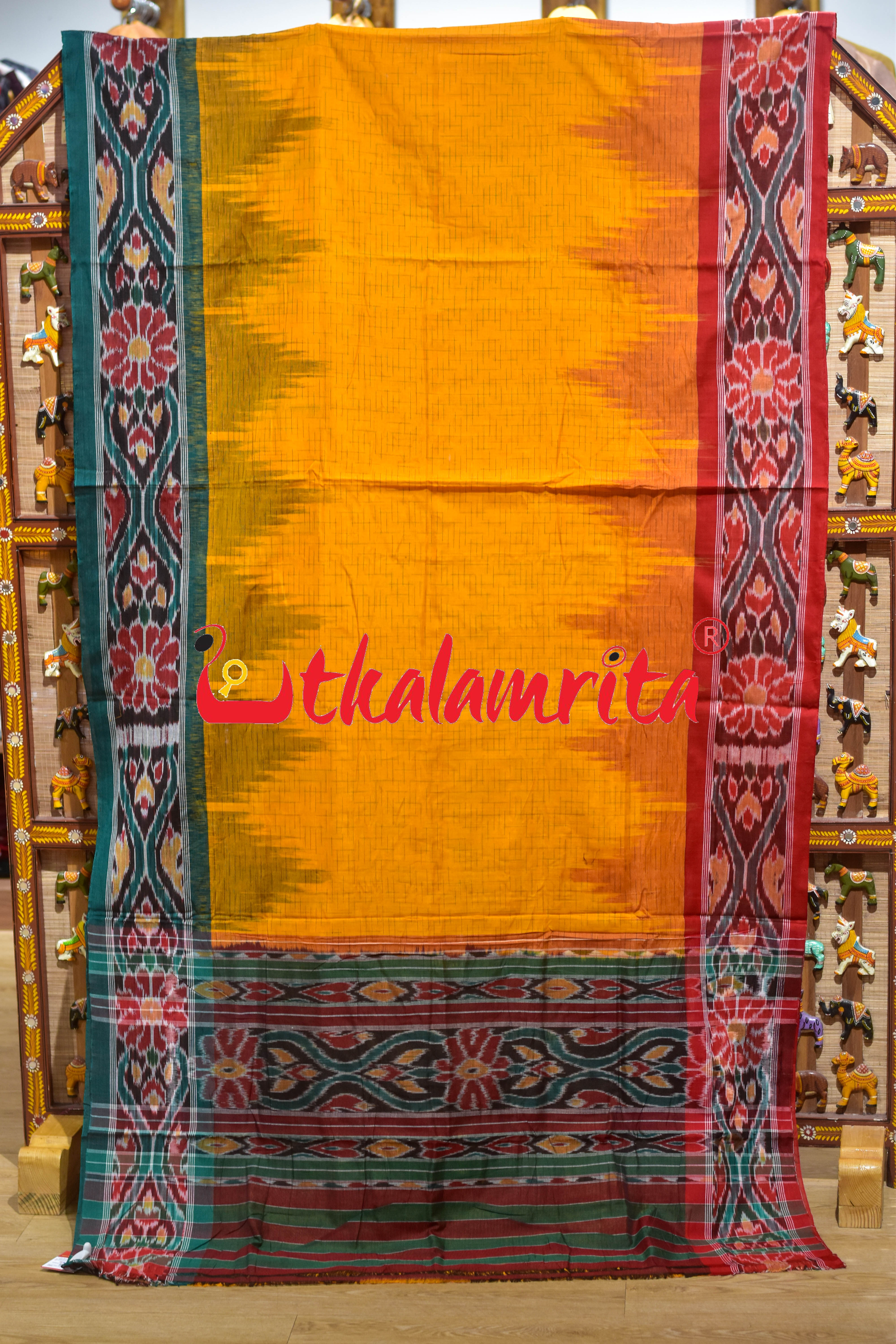 Mustard Ganga Jamuna Temple Scot Red Green
