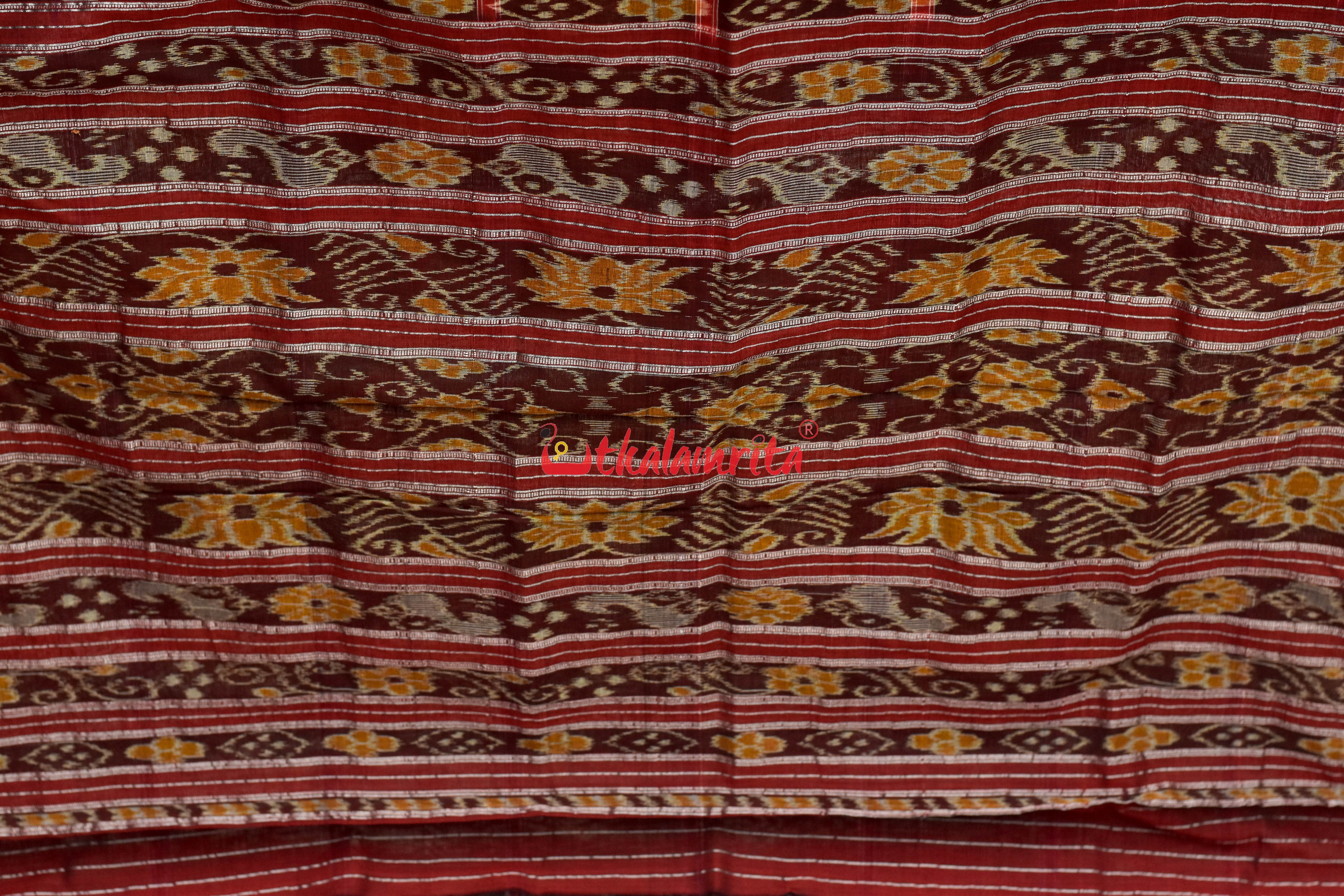 Deep Green Nabakothi Cotton Saree