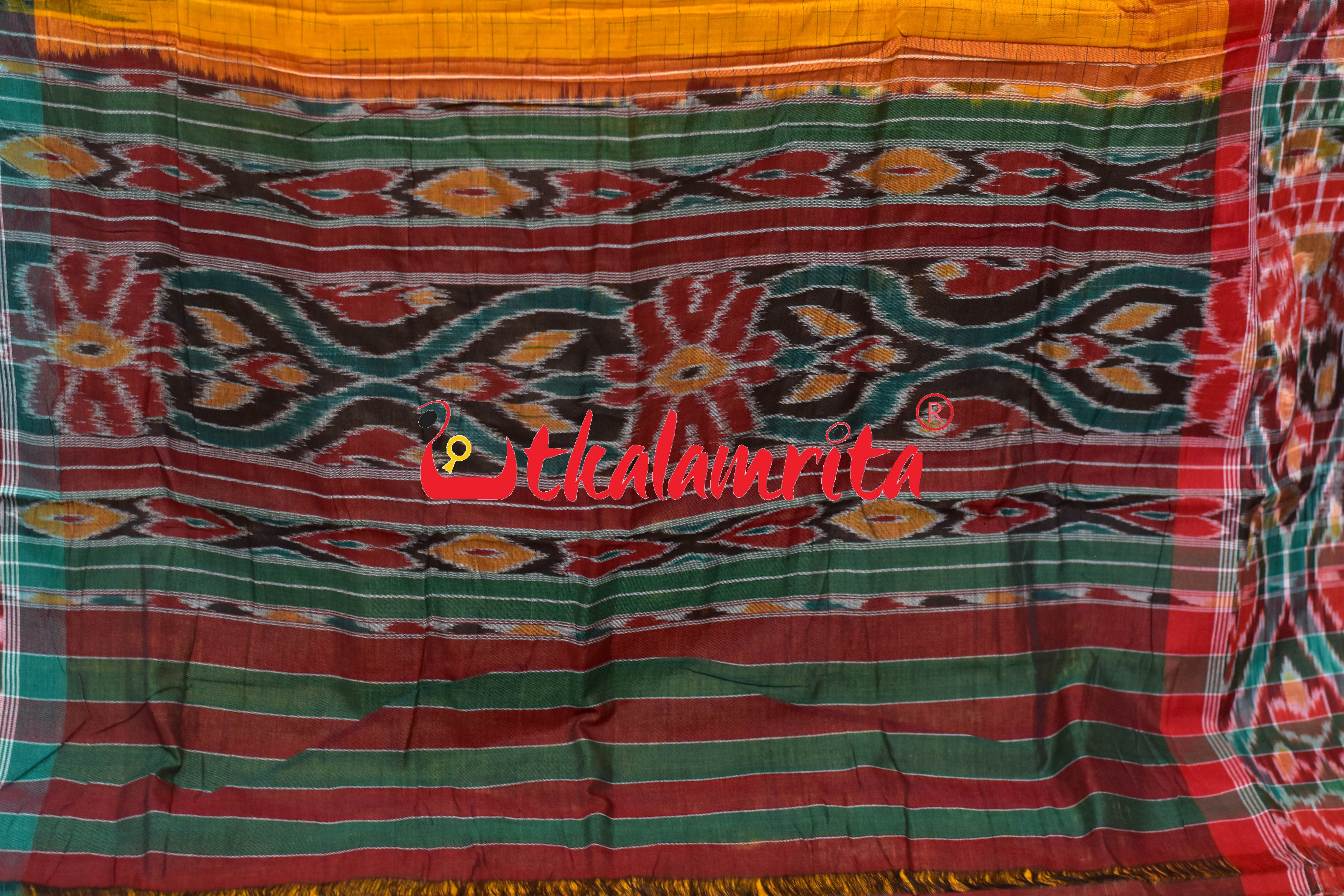 Mustard Ganga Jamuna Temple Scot Red Green