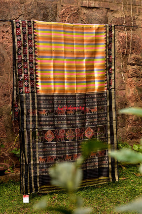 Rainbow Khandua Silk Saree