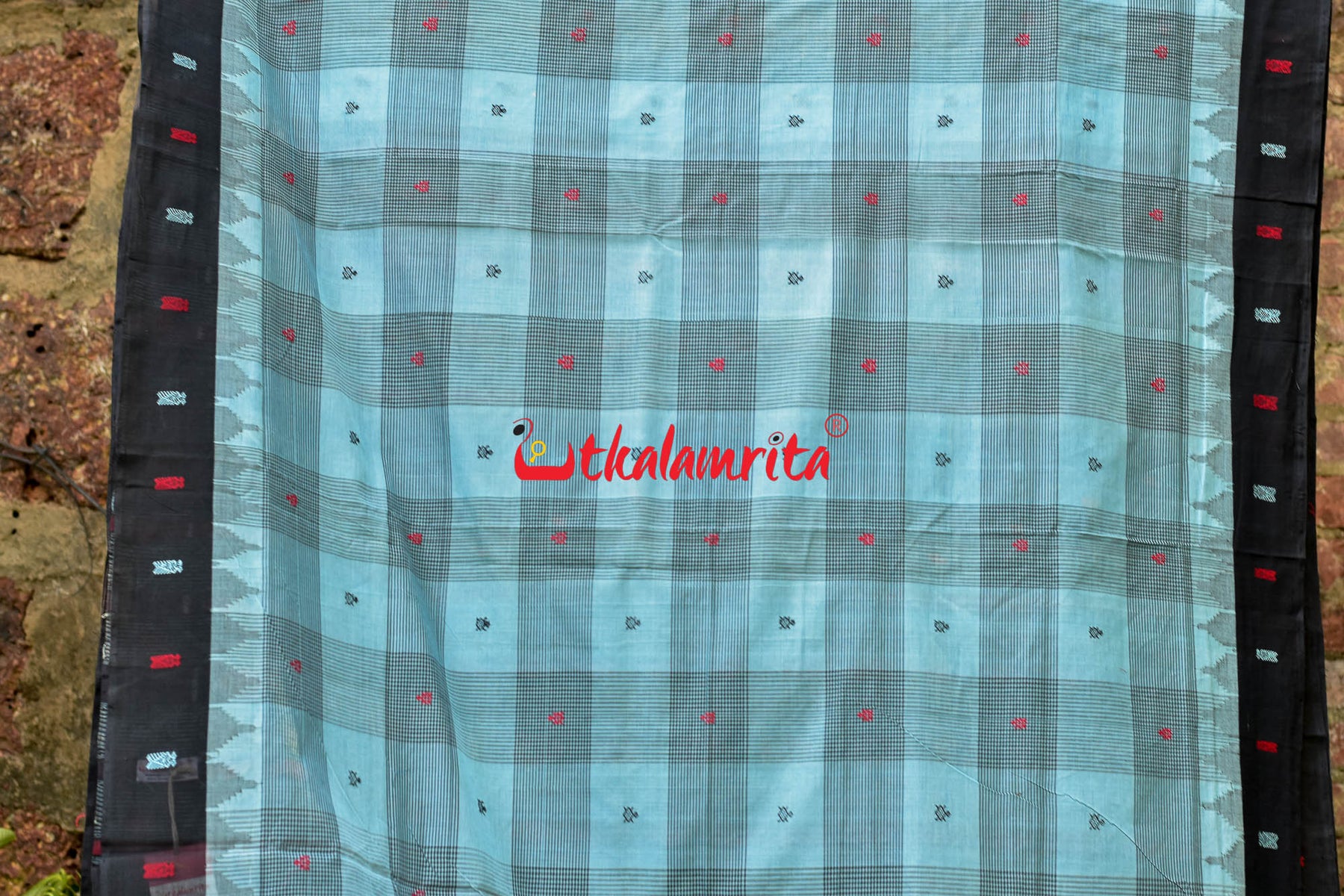 Floating Turtles Sambalpuri Cotton Saree