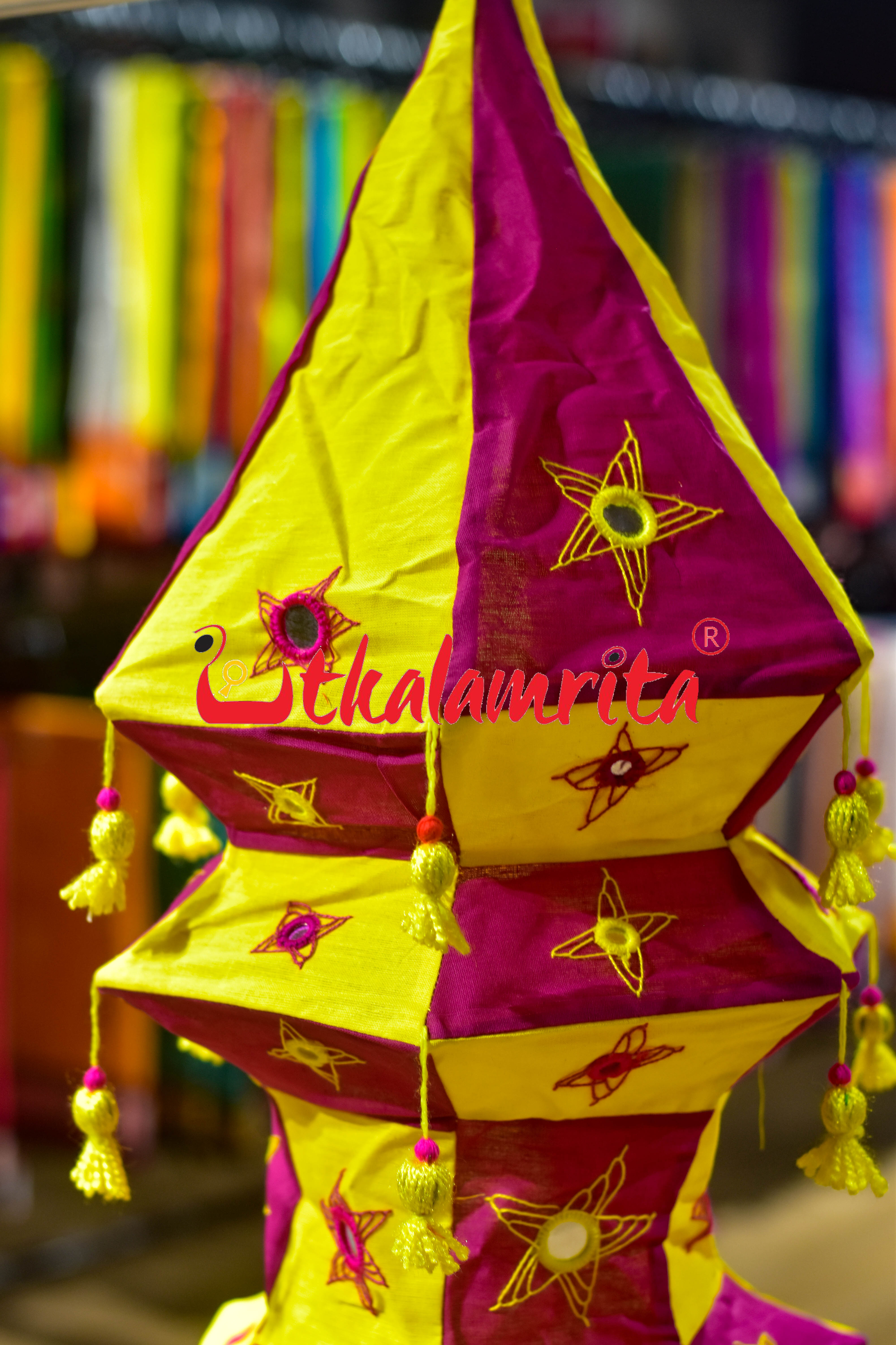 Yellow Magenta Special 4-Step 6-Koniya Lampshade