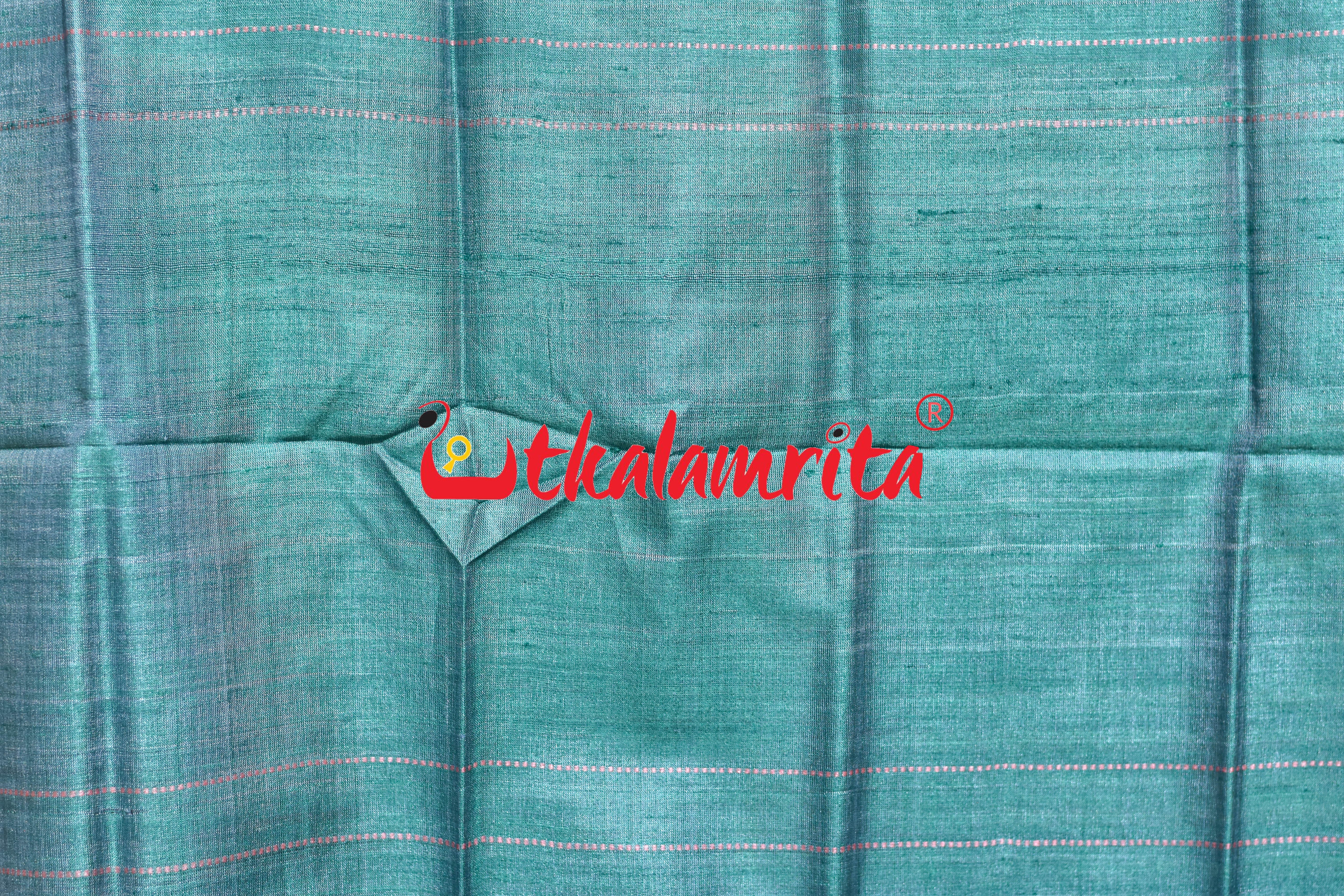 Blue Pink Dongria Tussar Silk (Stole)