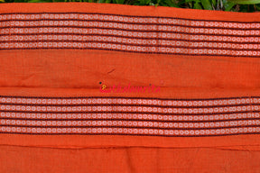 Orange with Rudraksha Border (Fabric)