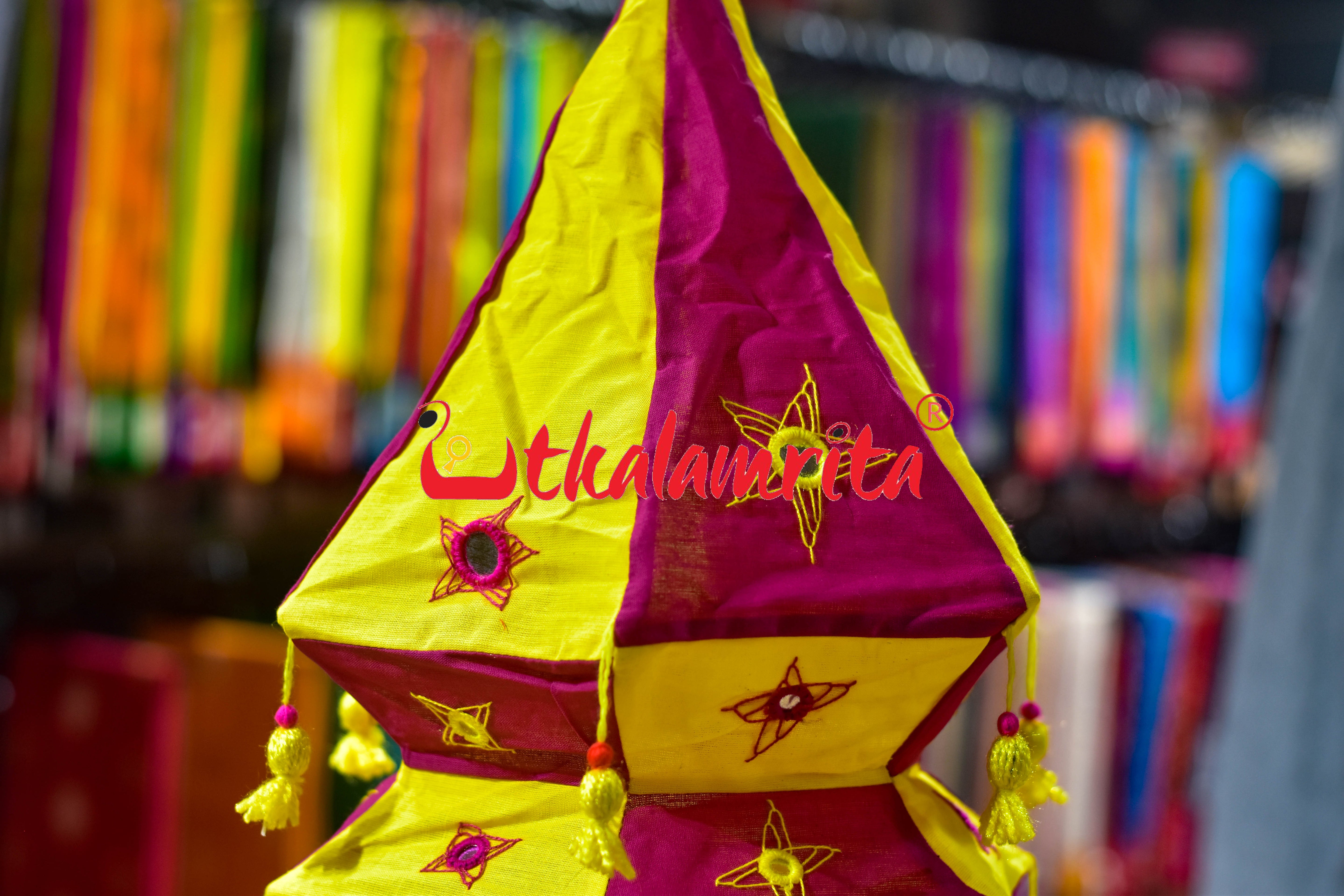 Yellow Magenta Special 4-Step 6-Koniya Lampshade