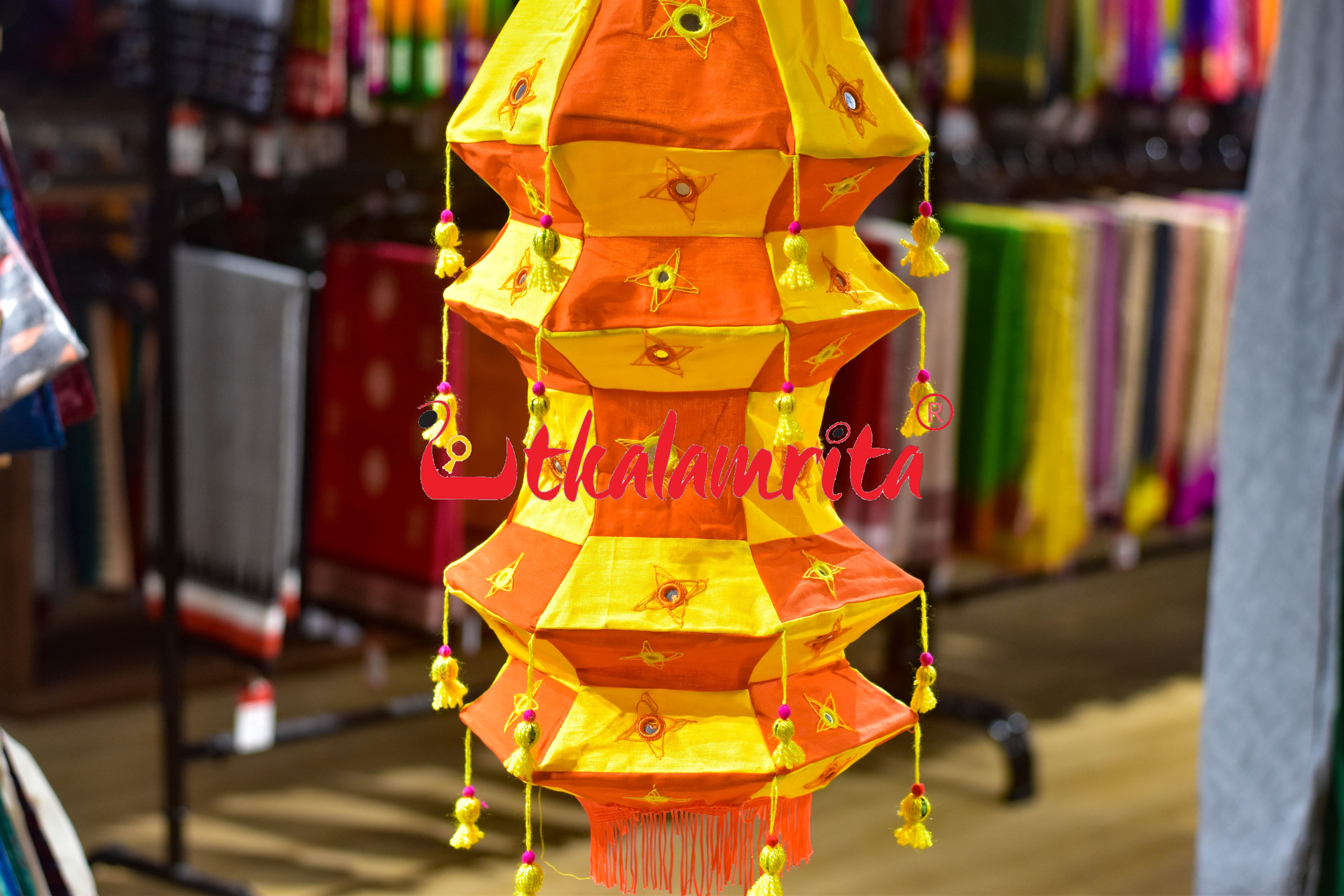 Yellow Orange Special 4-Step 6-Koniya Lampshade