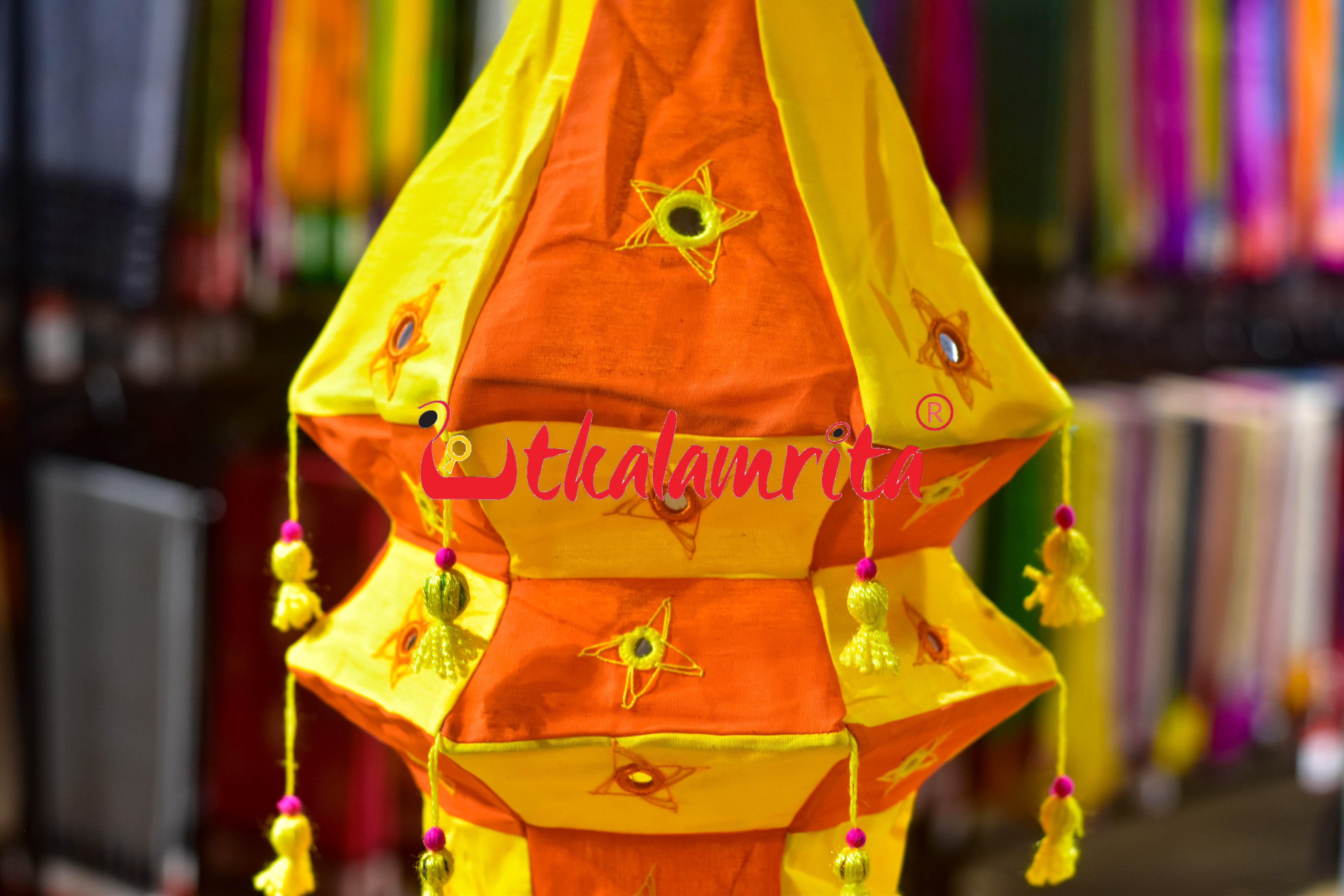Yellow Orange Special 4-Step 6-Koniya Lampshade