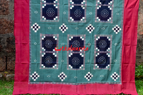 Red With Big Flower Pasapali Bedsheet