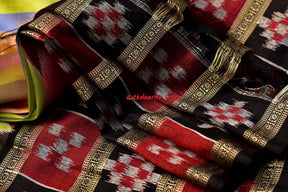 Rainbow Khandua Silk Saree