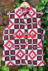 Thikiri Pasapali Red Black White (Modi jacket)