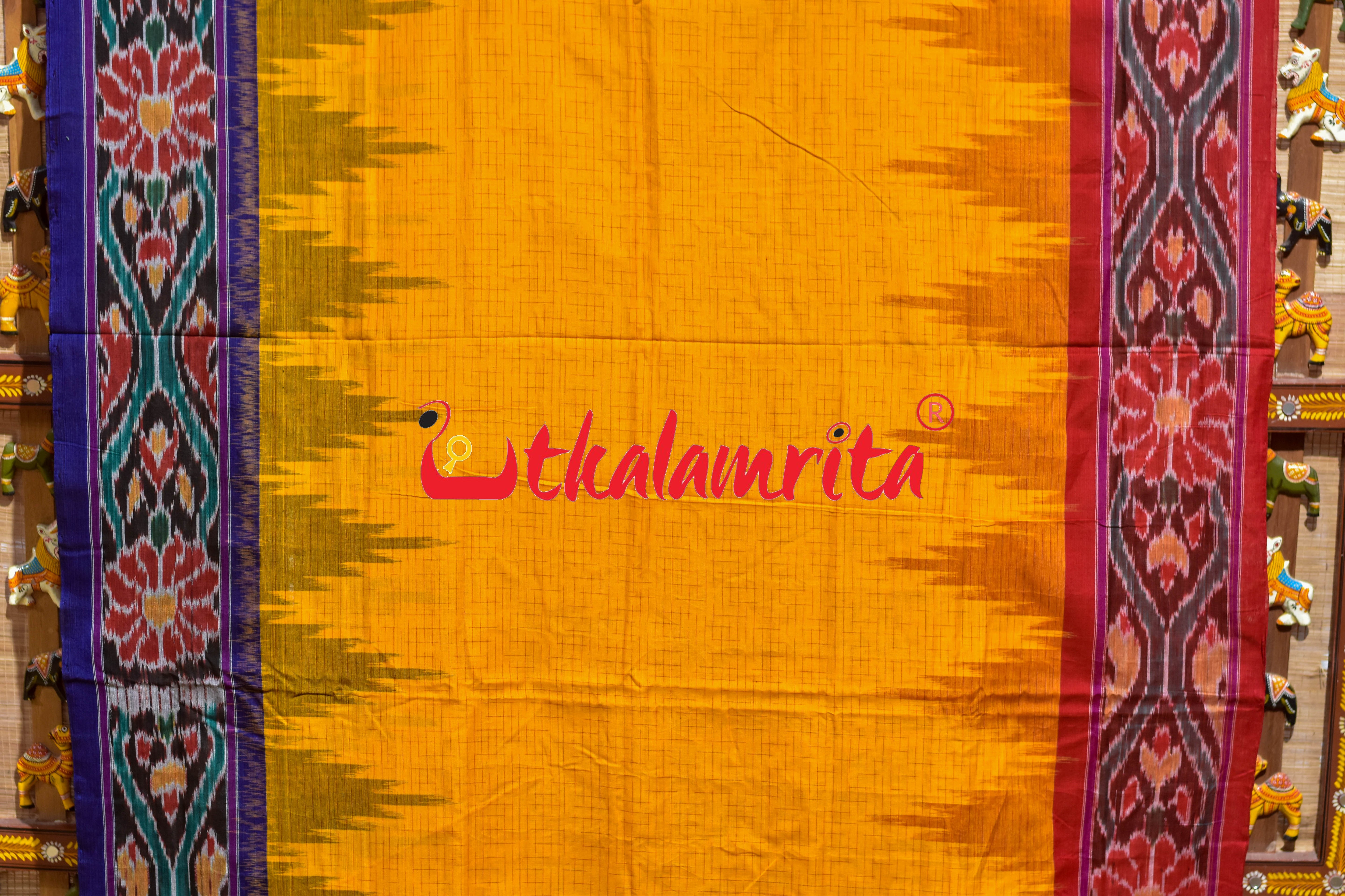 Mustard Ganga Jamuna Temple Scot Red Blue