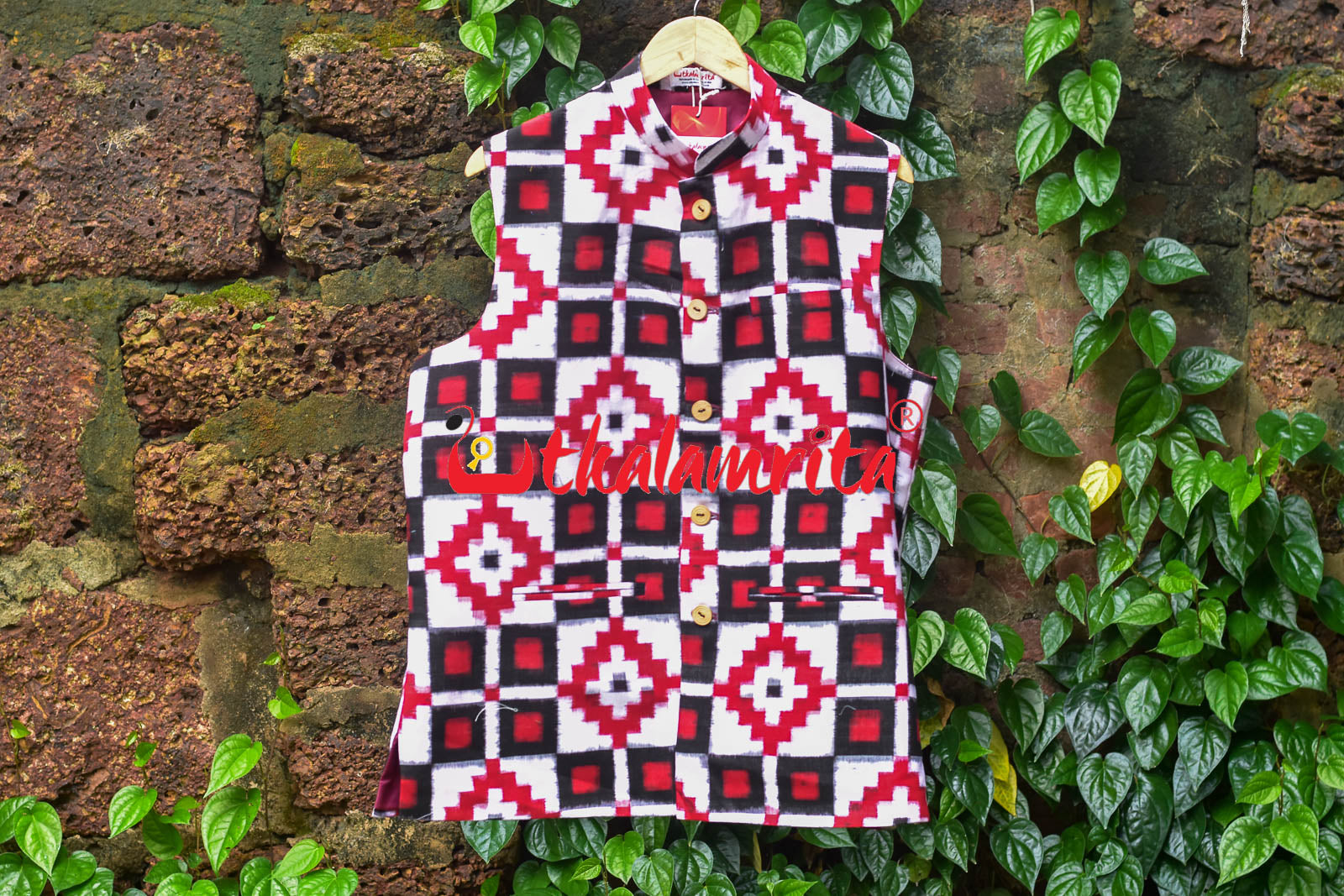 Thikiri Pasapali Red Black White (Modi jacket)