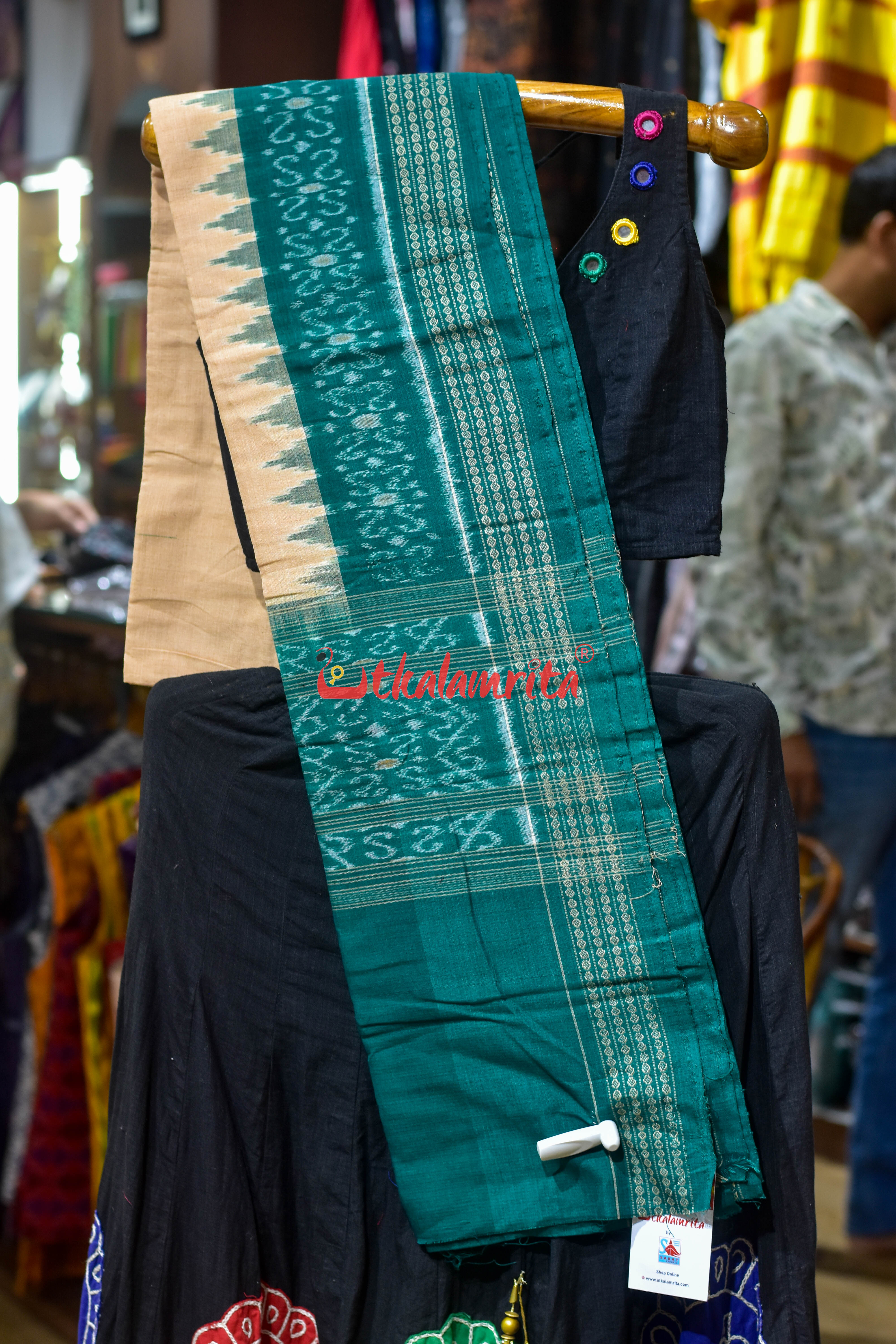 Matha Green S Bandha Cotton (Dupatta)