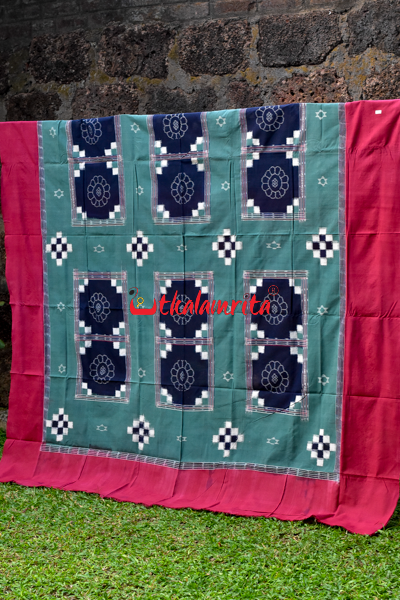 Red With Big Flower Pasapali Bedsheet
