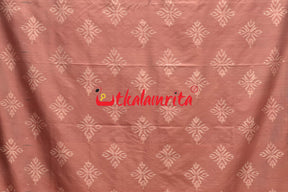 Natural Dye Big flower Ikat Khandua Silk Saree