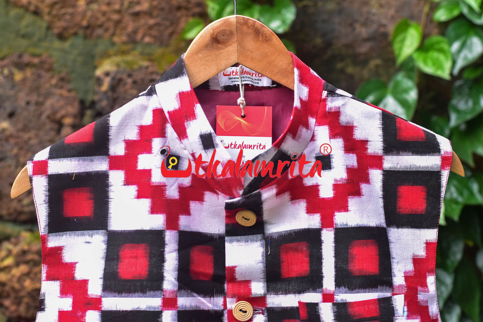 Thikiri Pasapali Red Black White (Modi jacket)