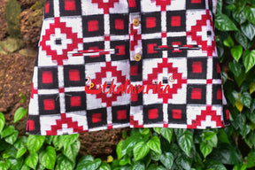 Thikiri Pasapali Red Black White (Modi jacket)