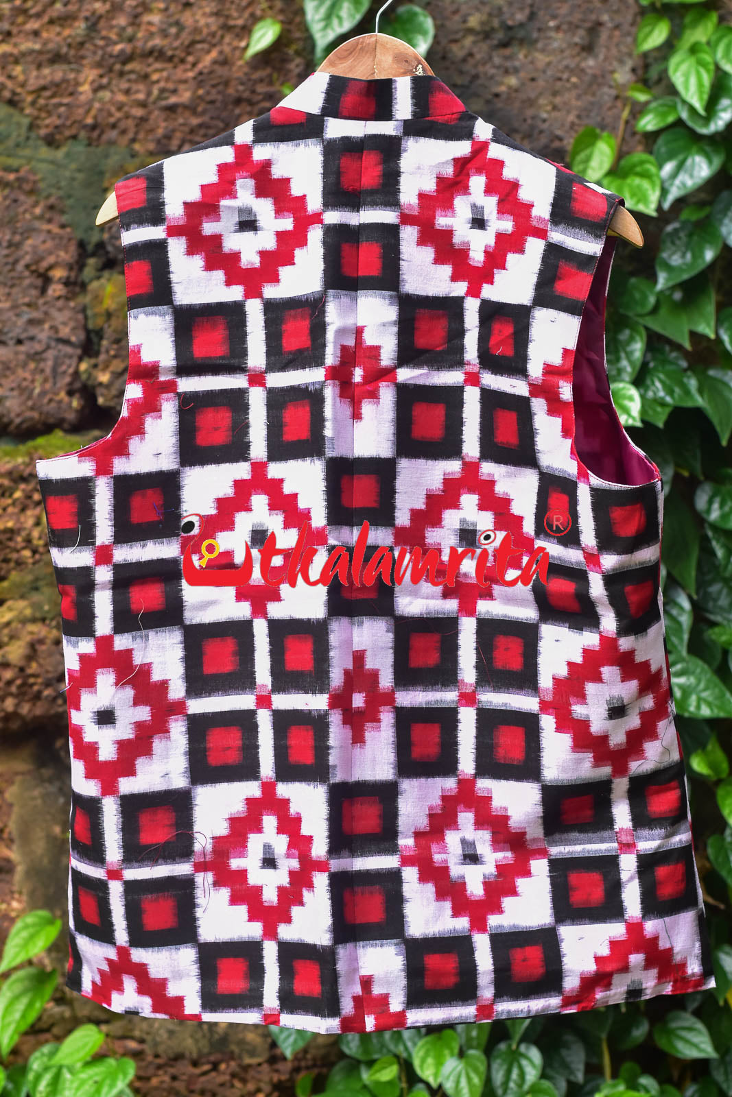 Thikiri Pasapali Red Black White (Modi jacket)