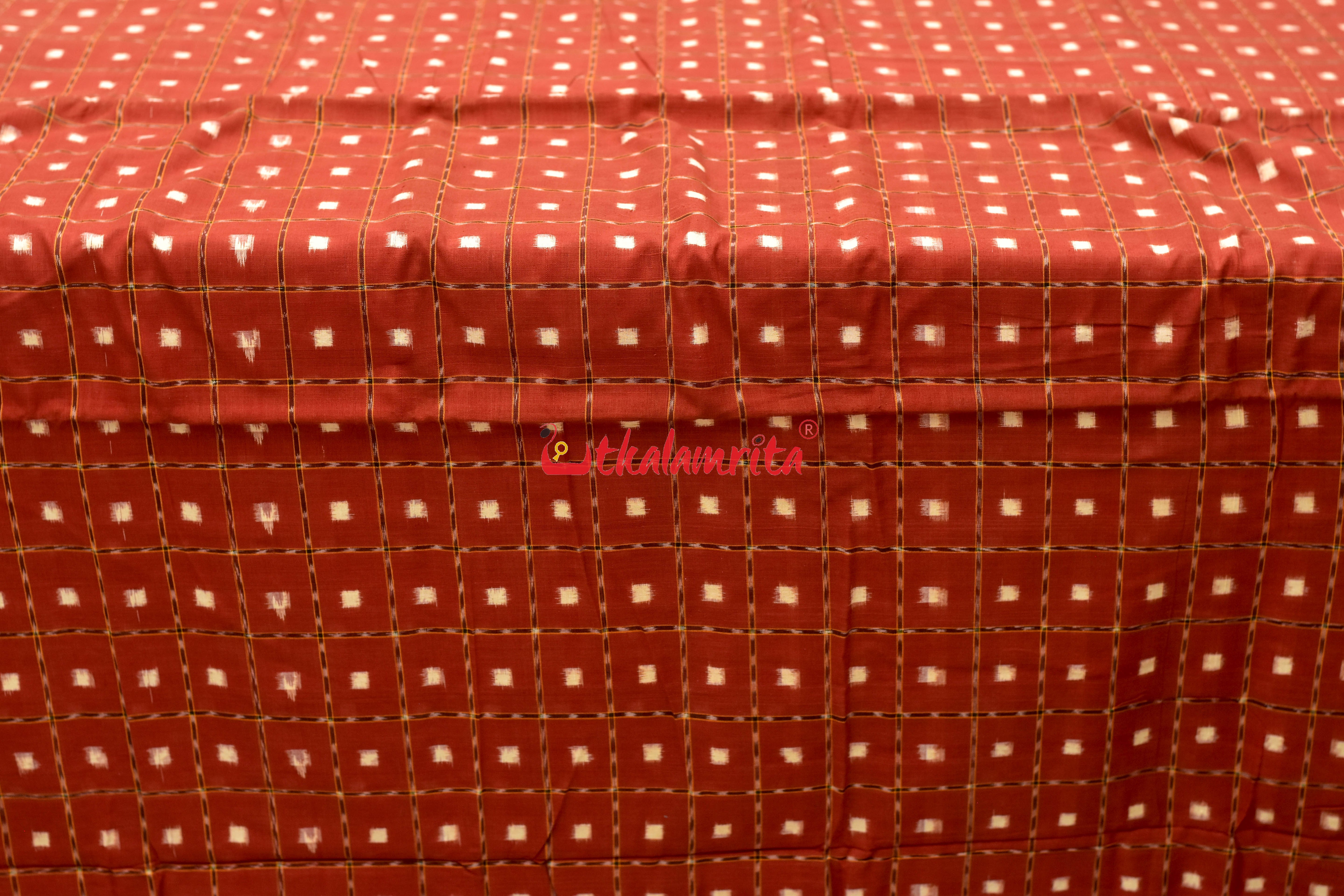 Rust Brown Tipa Pasapali (Fabric)