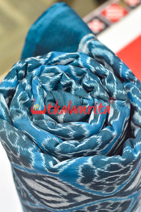 Blue Flower Bandha Cotton (Fabric)