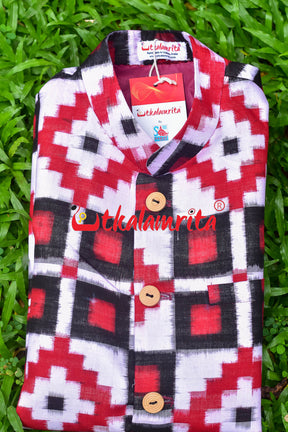 Thikiri Pasapali Red Black White (Modi jacket)