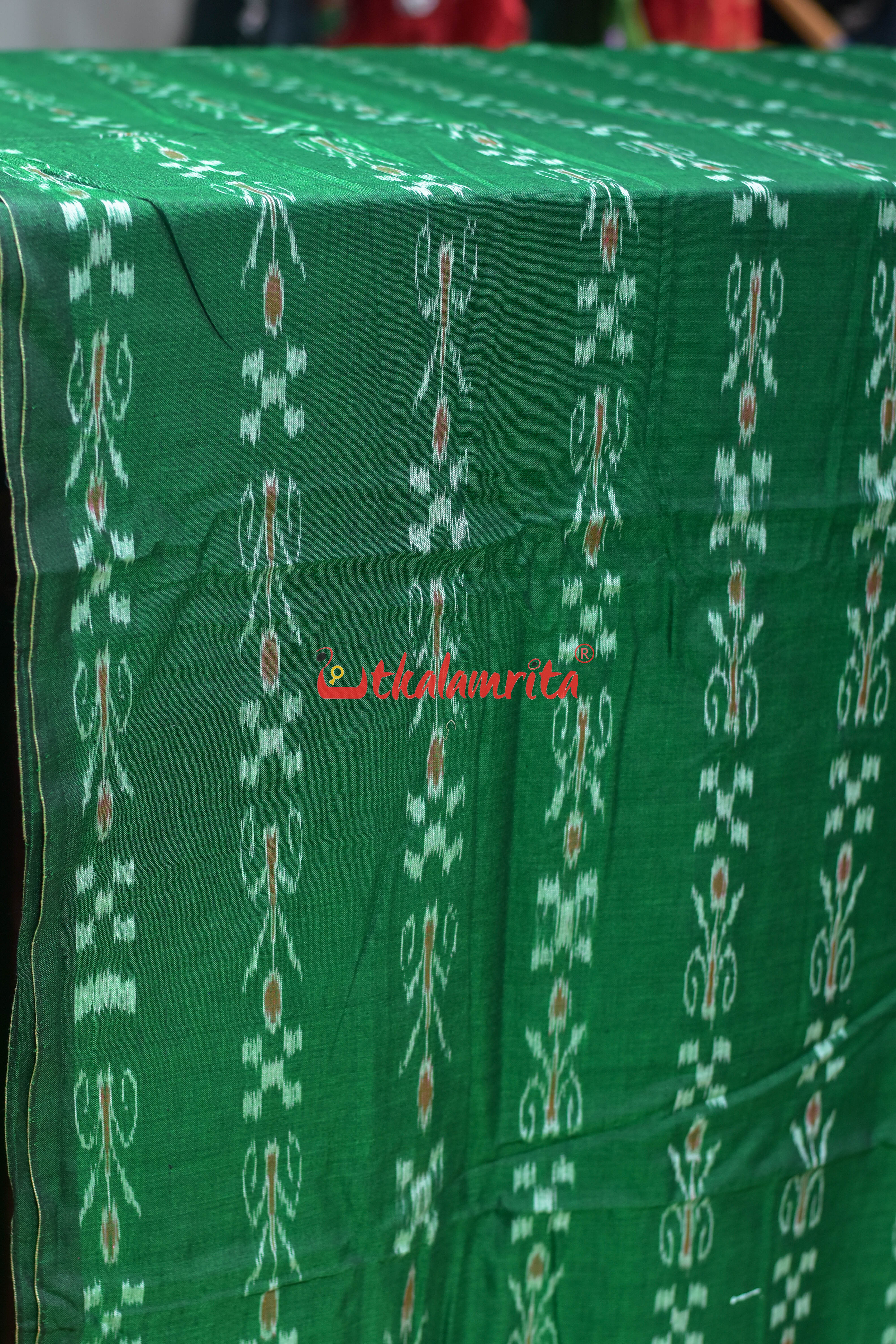 Light Green Pasapali and Kadha (Fabric)