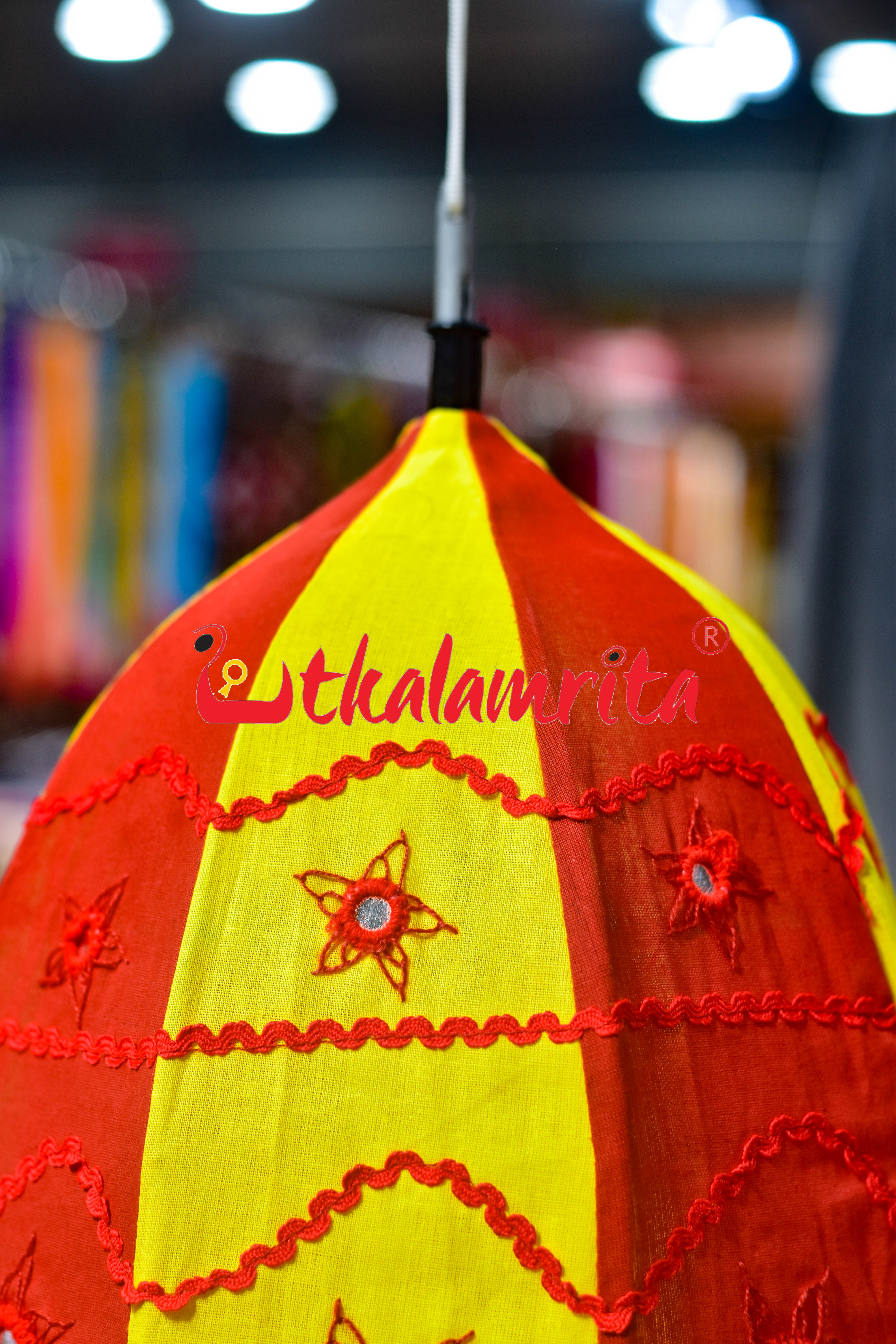 Red Yellow Special Bell Lampshade