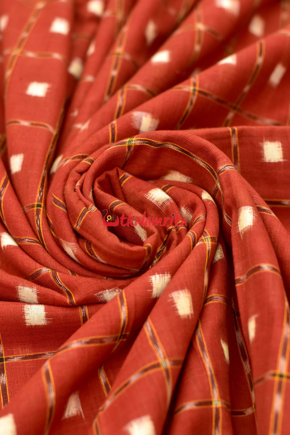 Rust Brown Tipa Pasapali (Fabric)