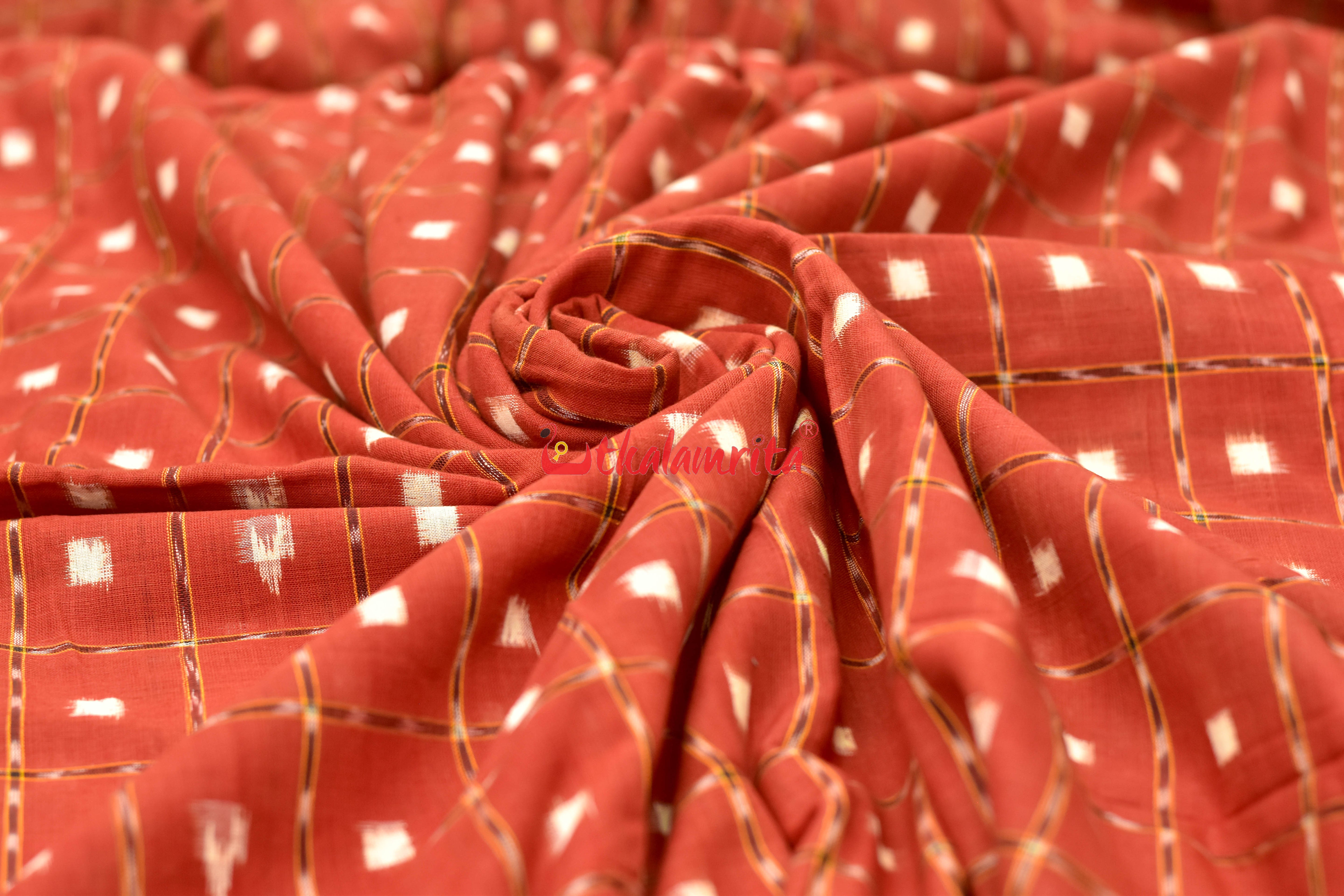 Rust Brown Tipa Pasapali (Fabric)
