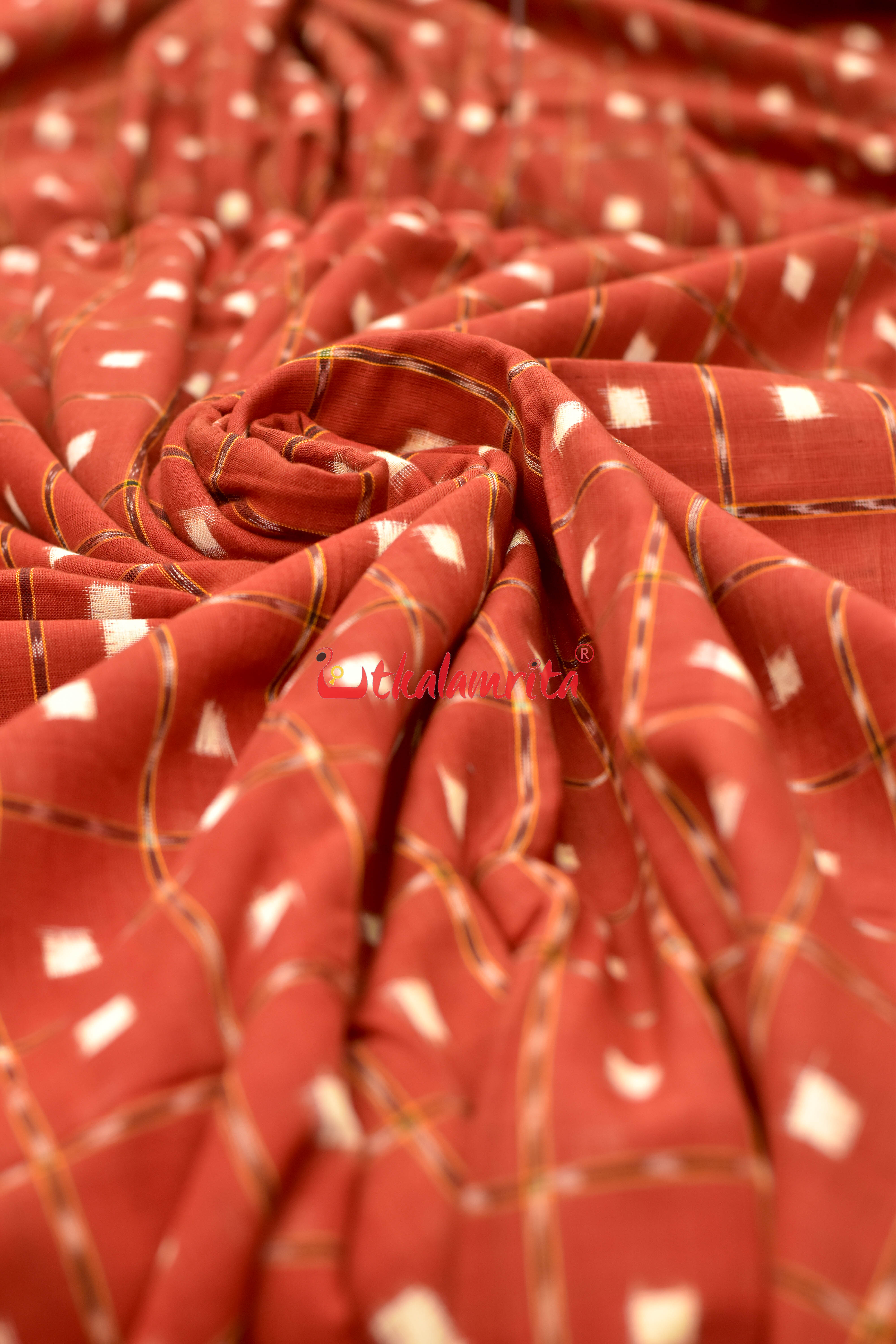 Rust Brown Tipa Pasapali (Fabric)