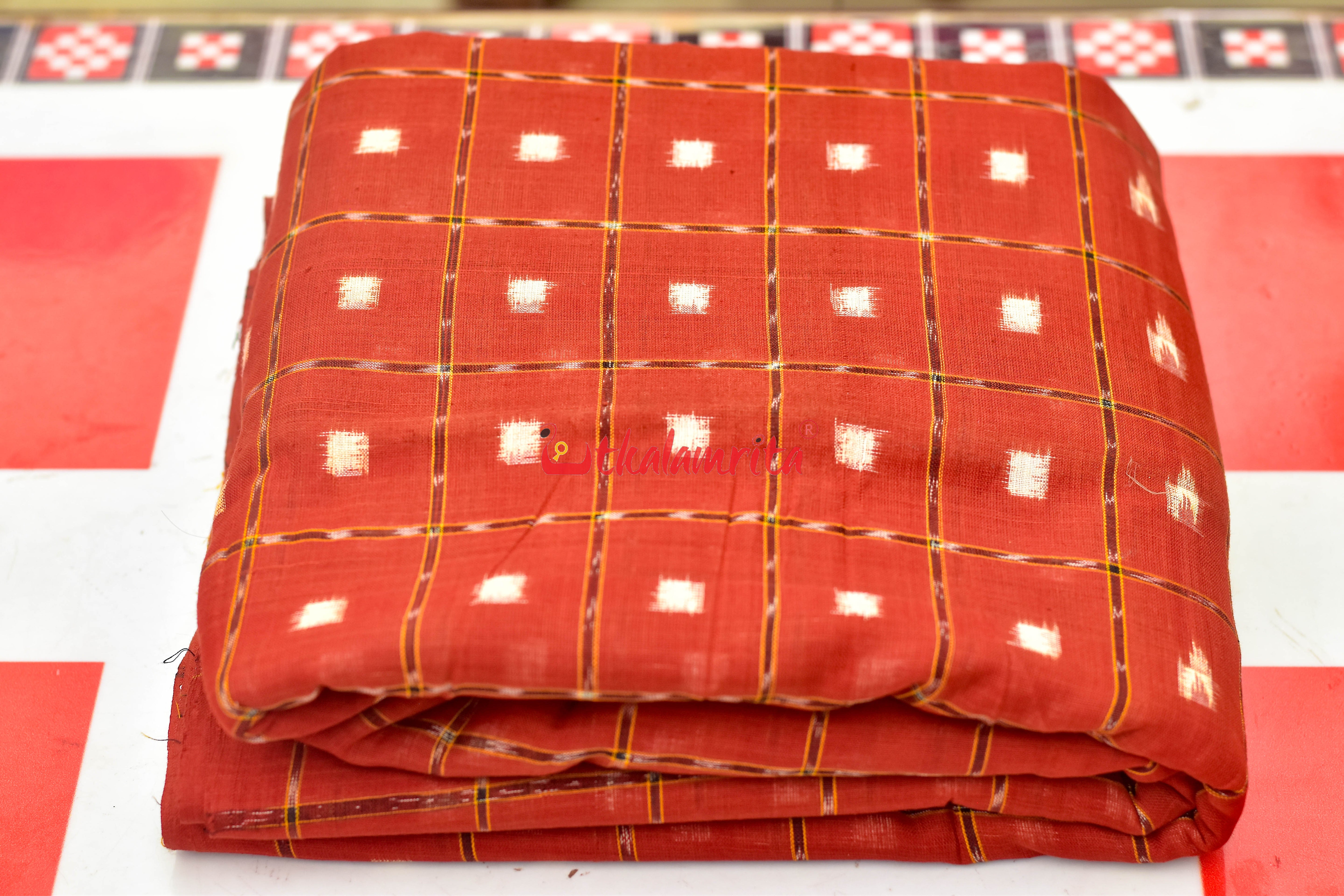 Rust Brown Tipa Pasapali (Fabric)