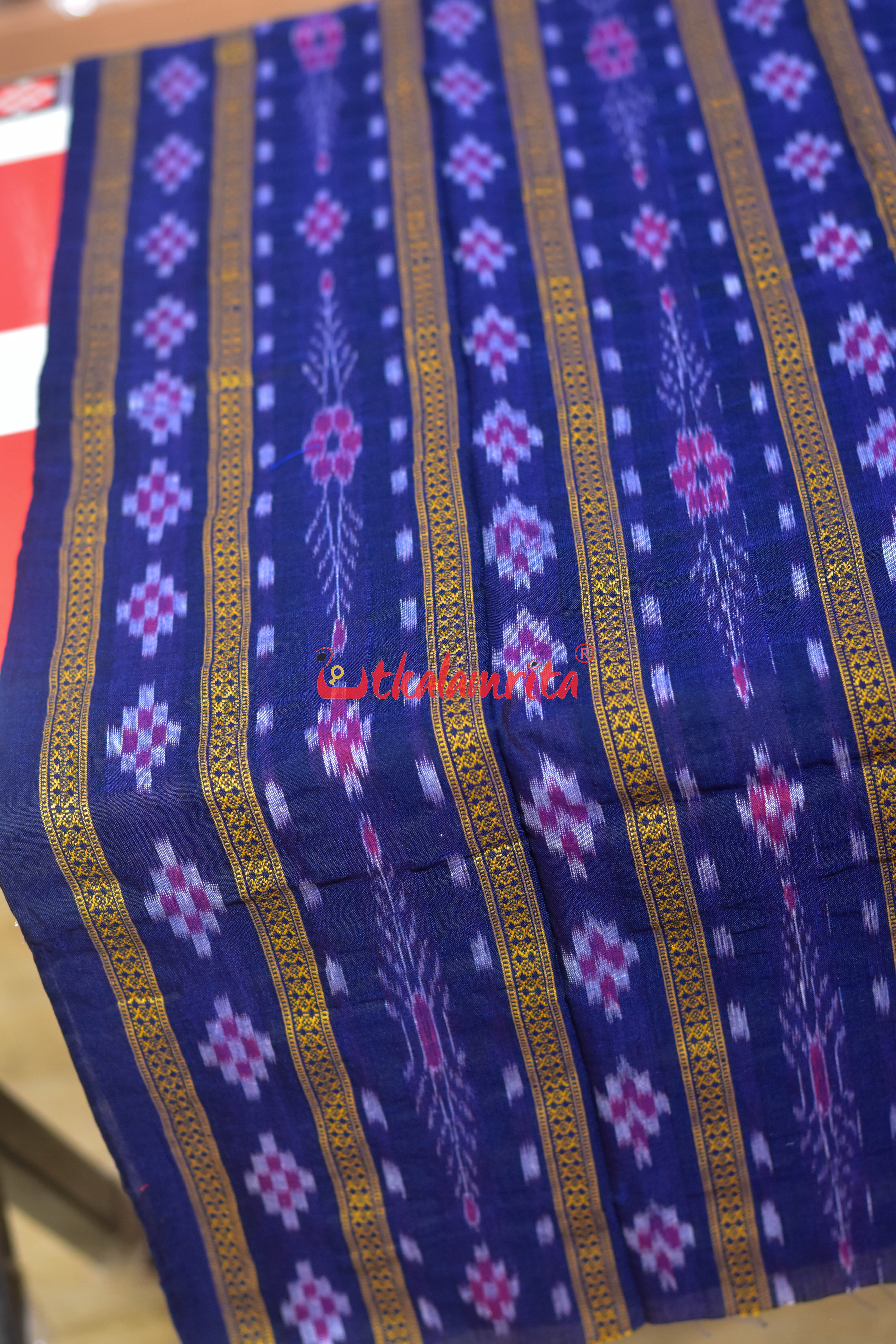 Violet Pink Pasapali Long Flower Bandha Dress Set